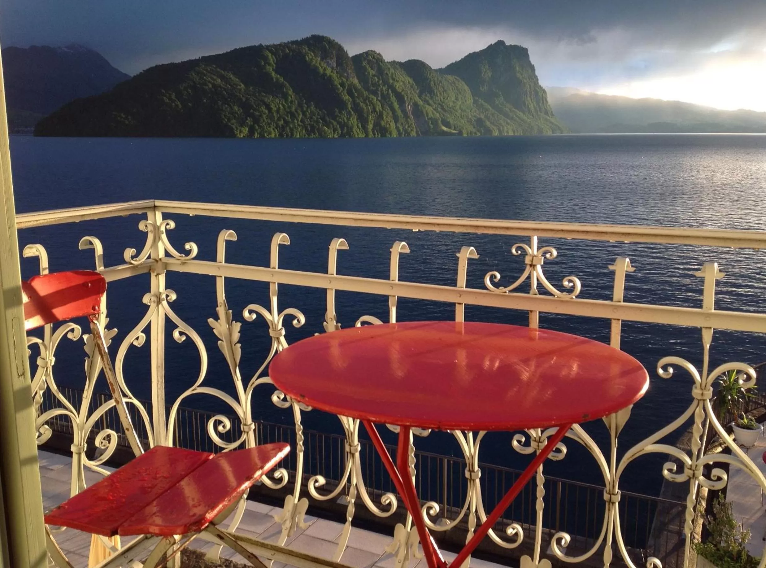 Natural landscape in Hotel Terrasse am See