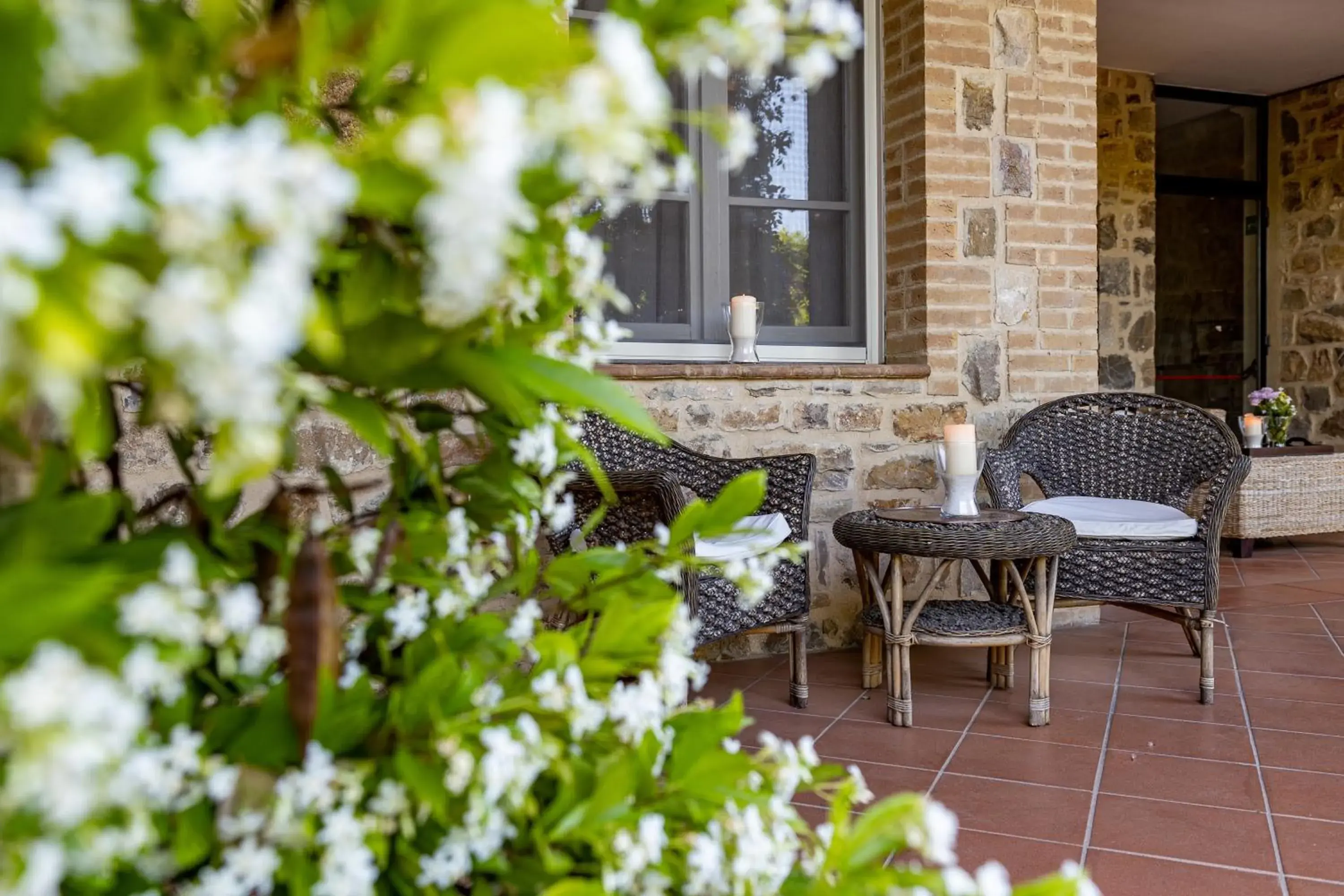 Patio in Si Montalcino Hotel & Restaurant