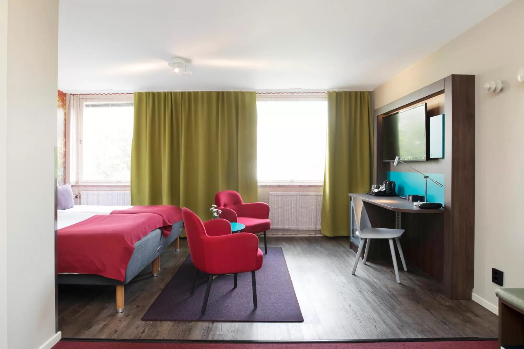 Bed in ProfilHotels Savoy