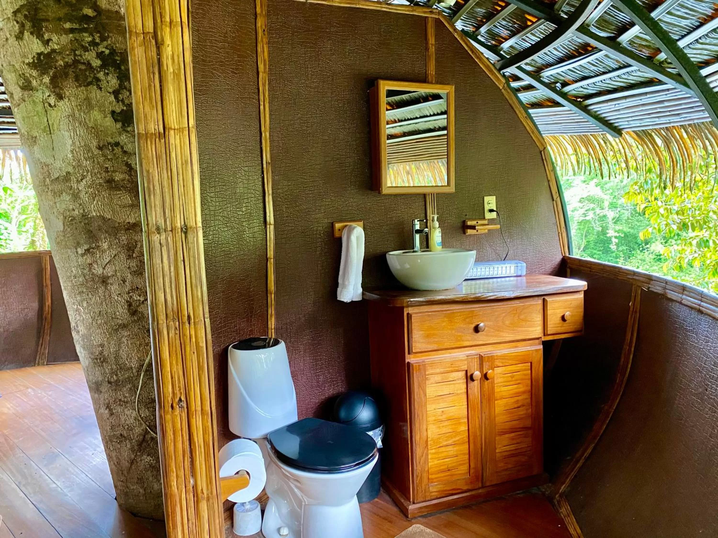 Bathroom in Cabanas Rio Encantado