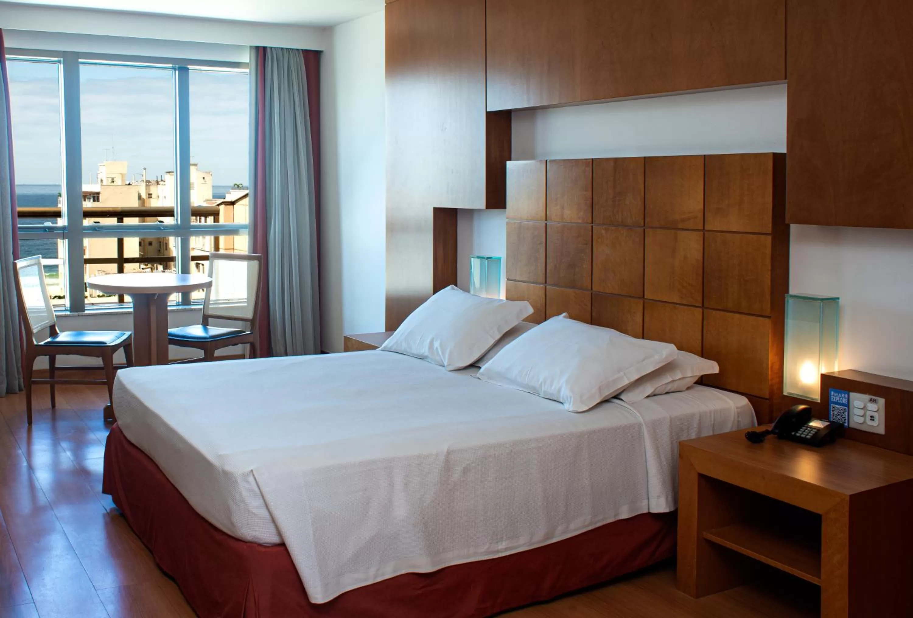 Bed in Mar Palace Copacabana Hotel