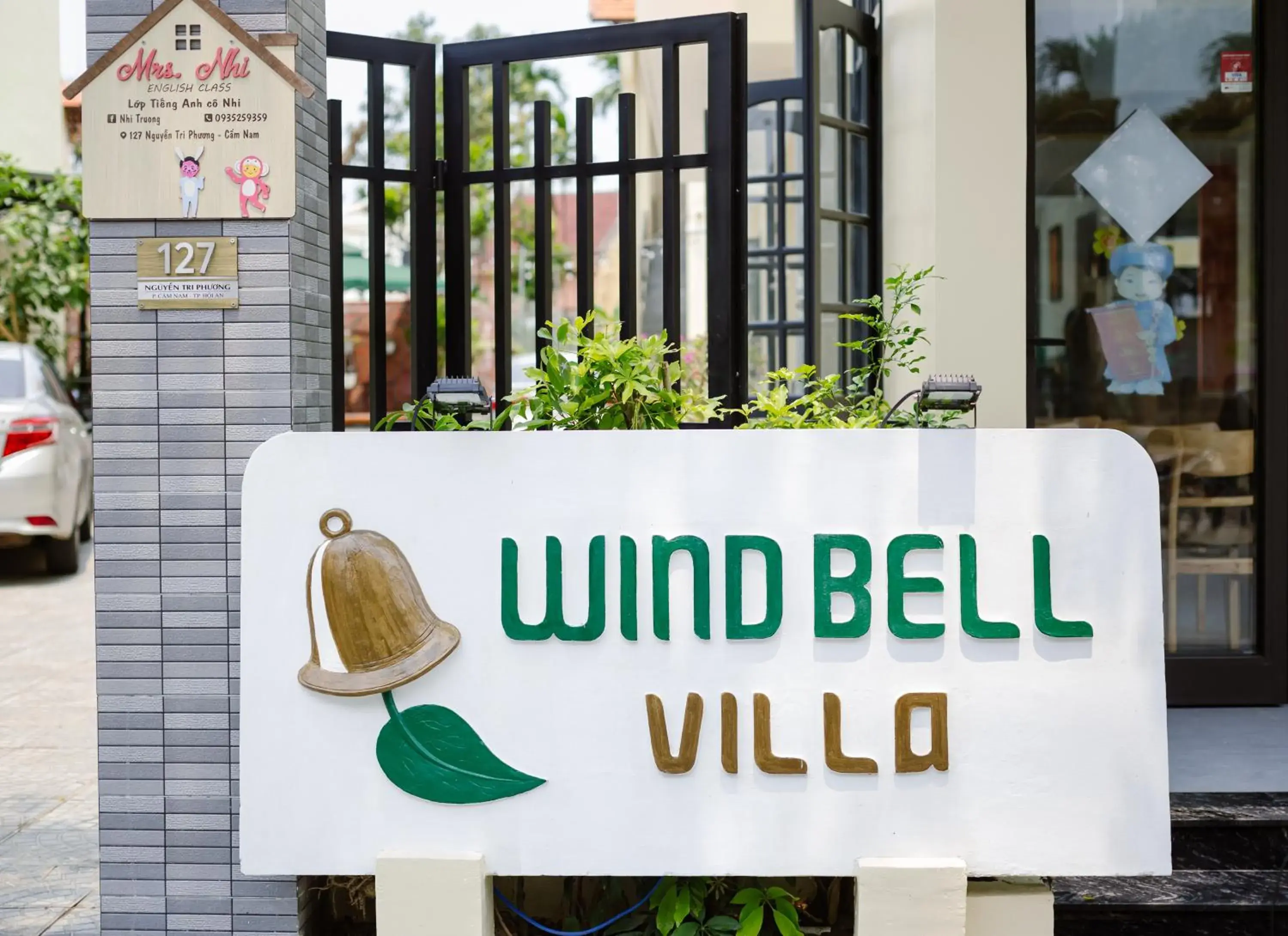 Facade/entrance, Property Logo/Sign in Windbell Villa Hoi An