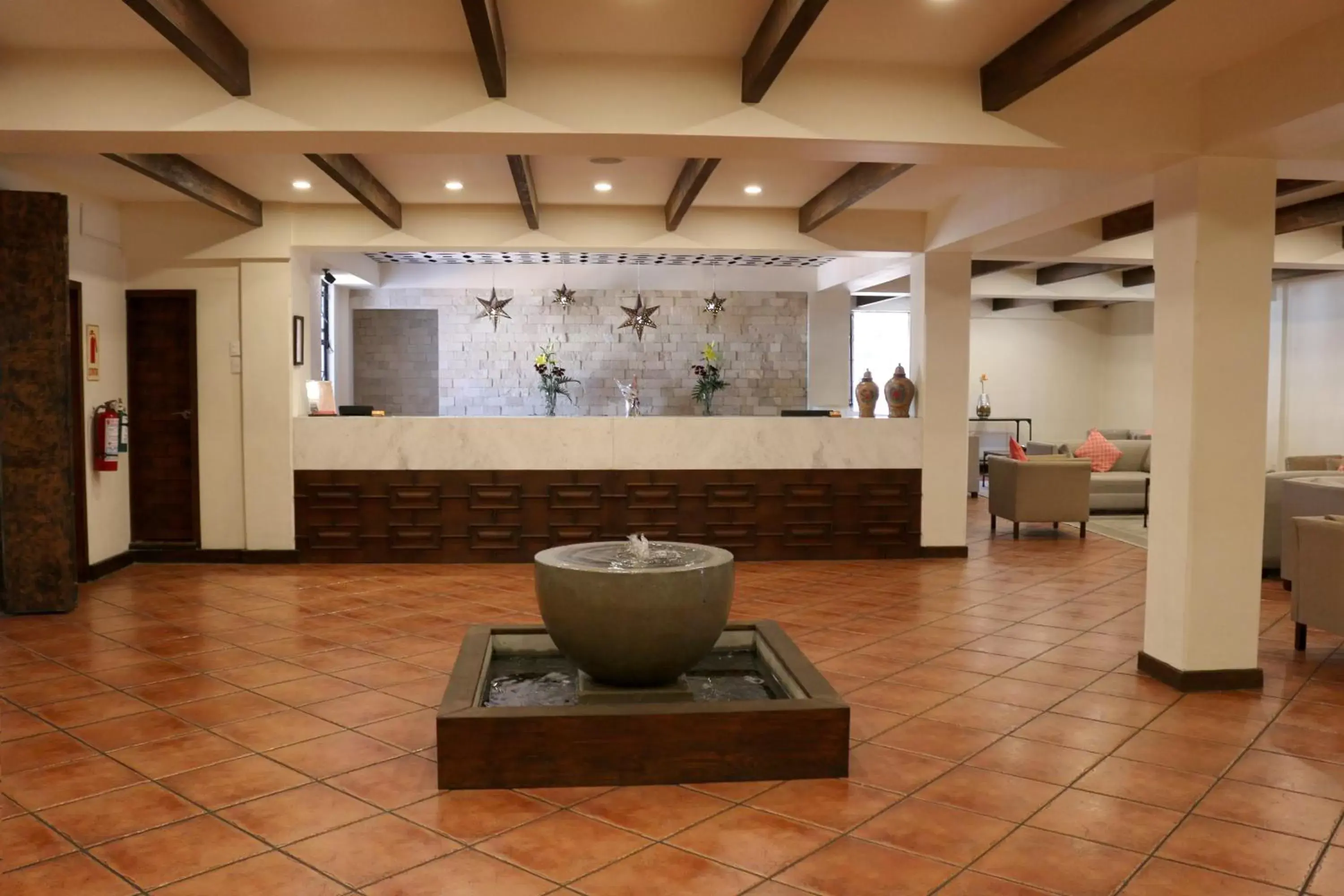 Lobby or reception in Hotel Agua Escondida