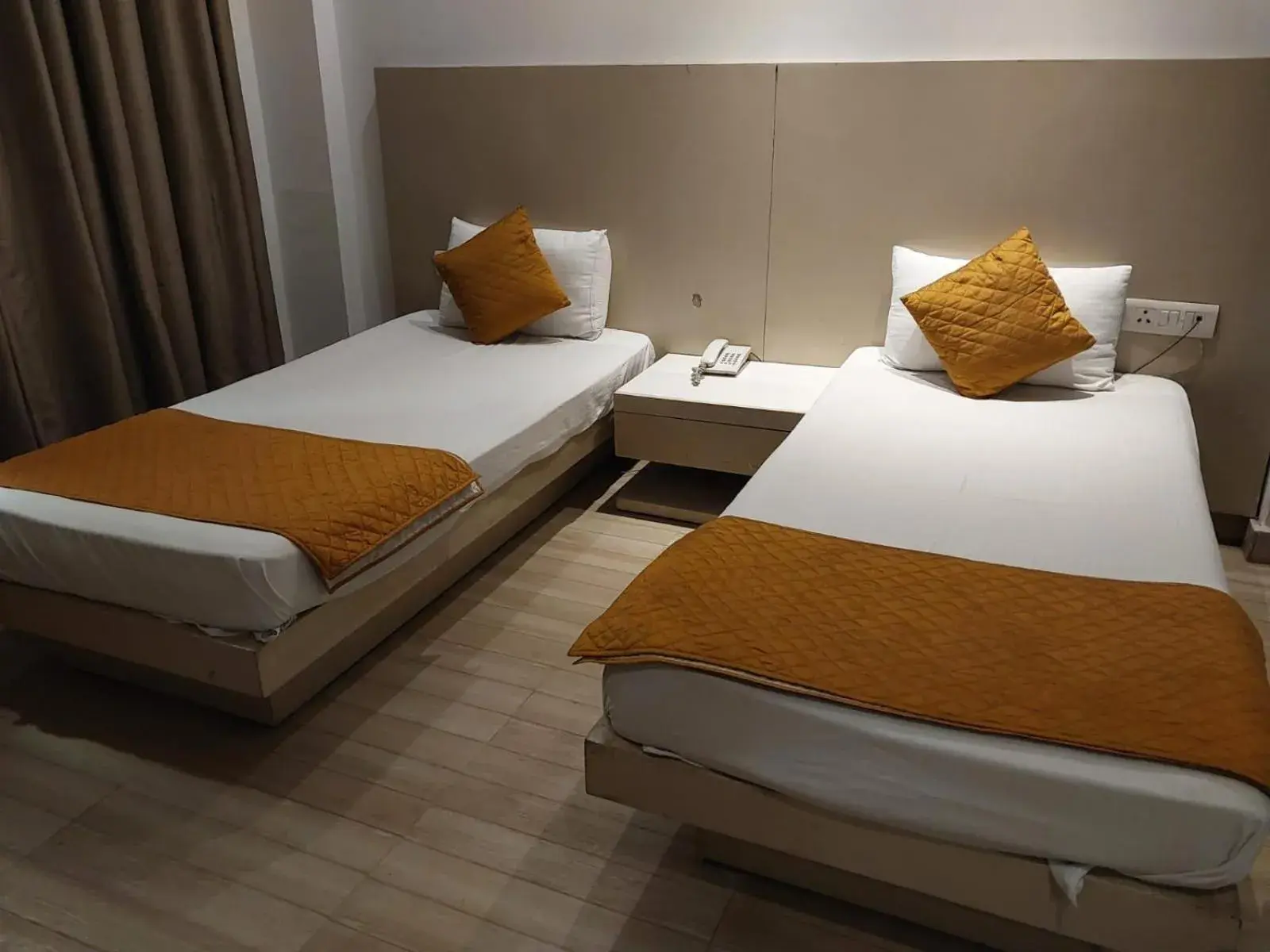 Bed in Hotel Shanti Palace West Patel Nagar