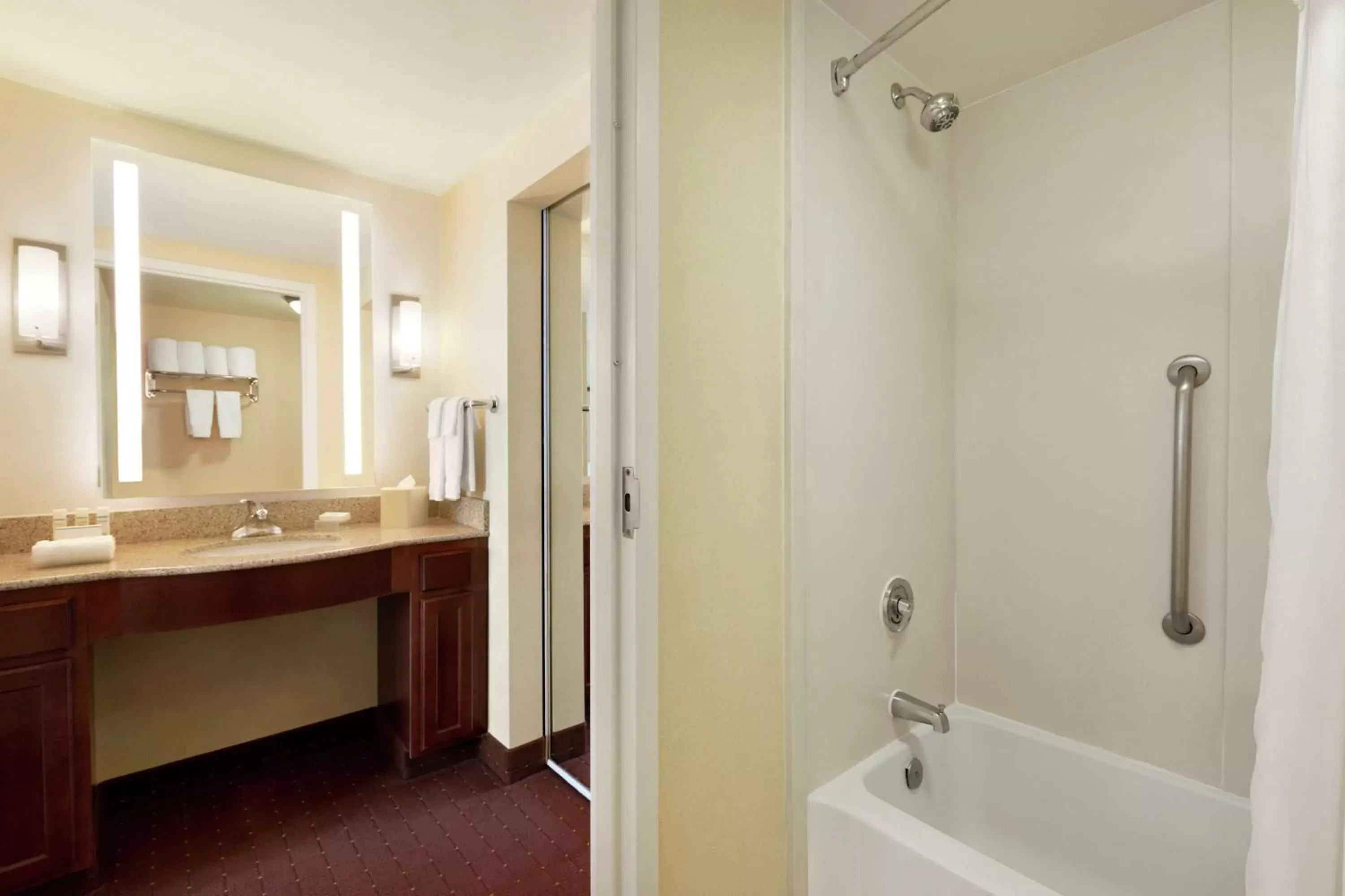 Bathroom in Homewood Suites by Hilton Dulles-North Loudoun