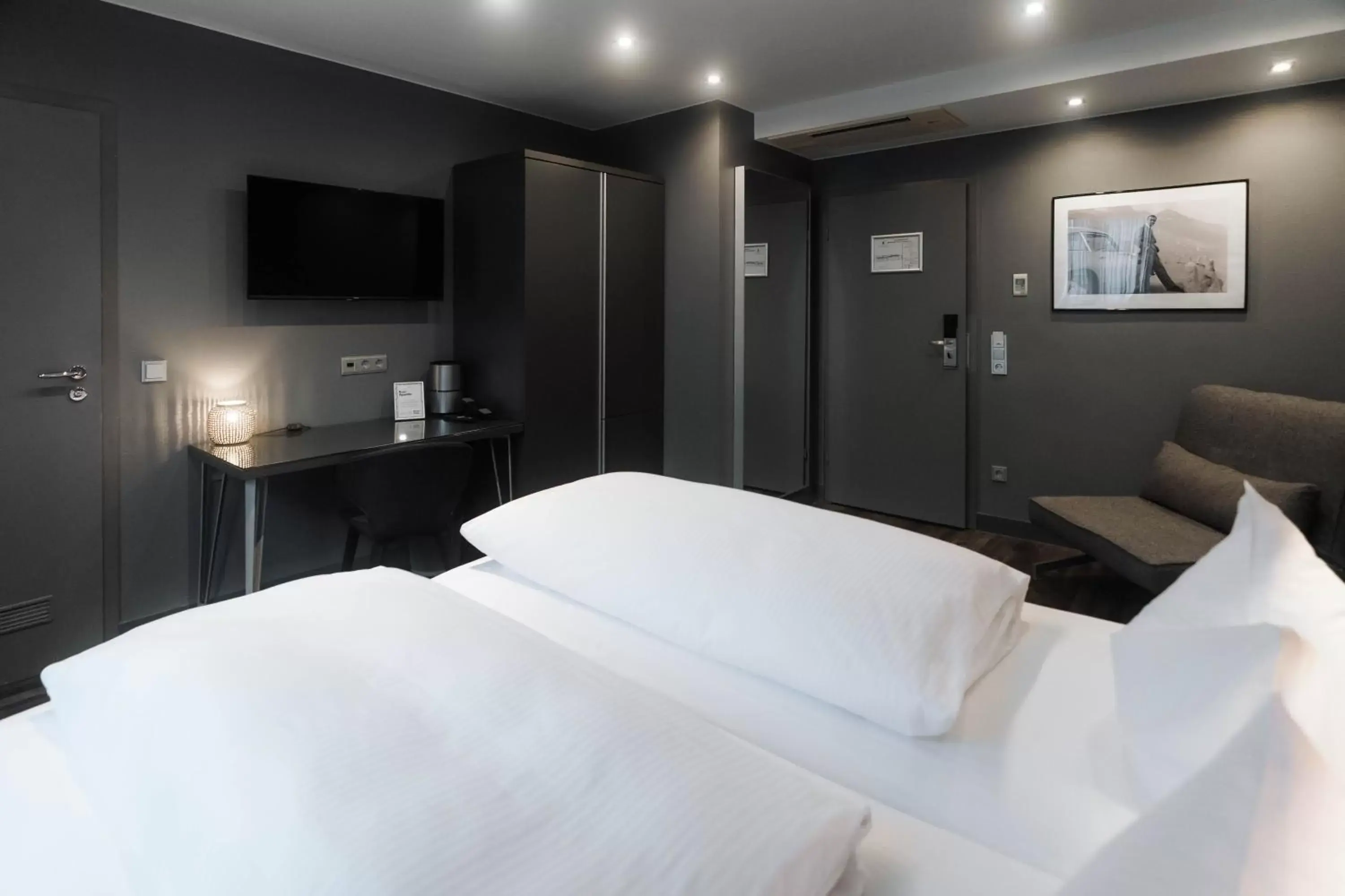 Bed in Hotel am Augustinerplatz Bed in Hotel am Augustinerplatz