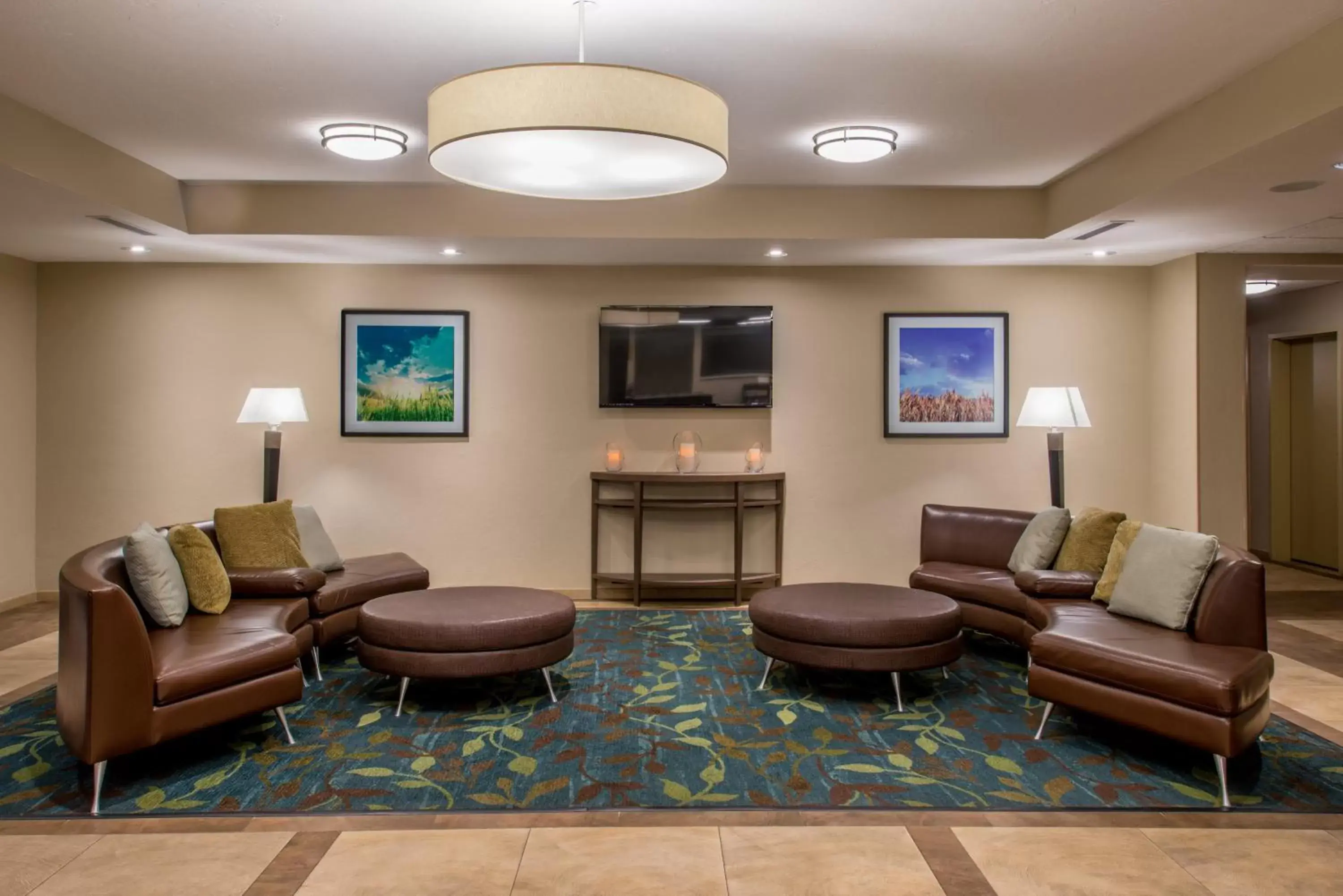 Property building, Lobby/Reception in Candlewood Suites Del City, an IHG Hotel