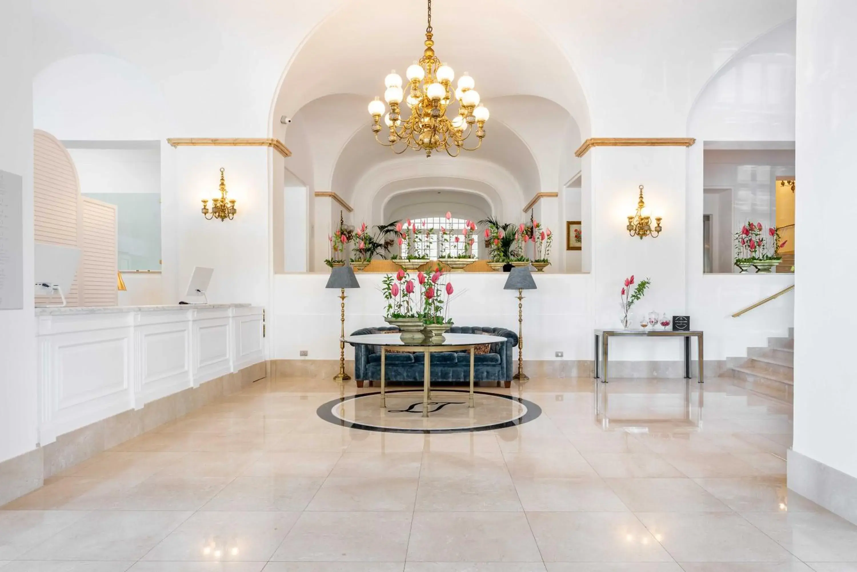 Lobby or reception in Eurostars Gran Hotel La Toja