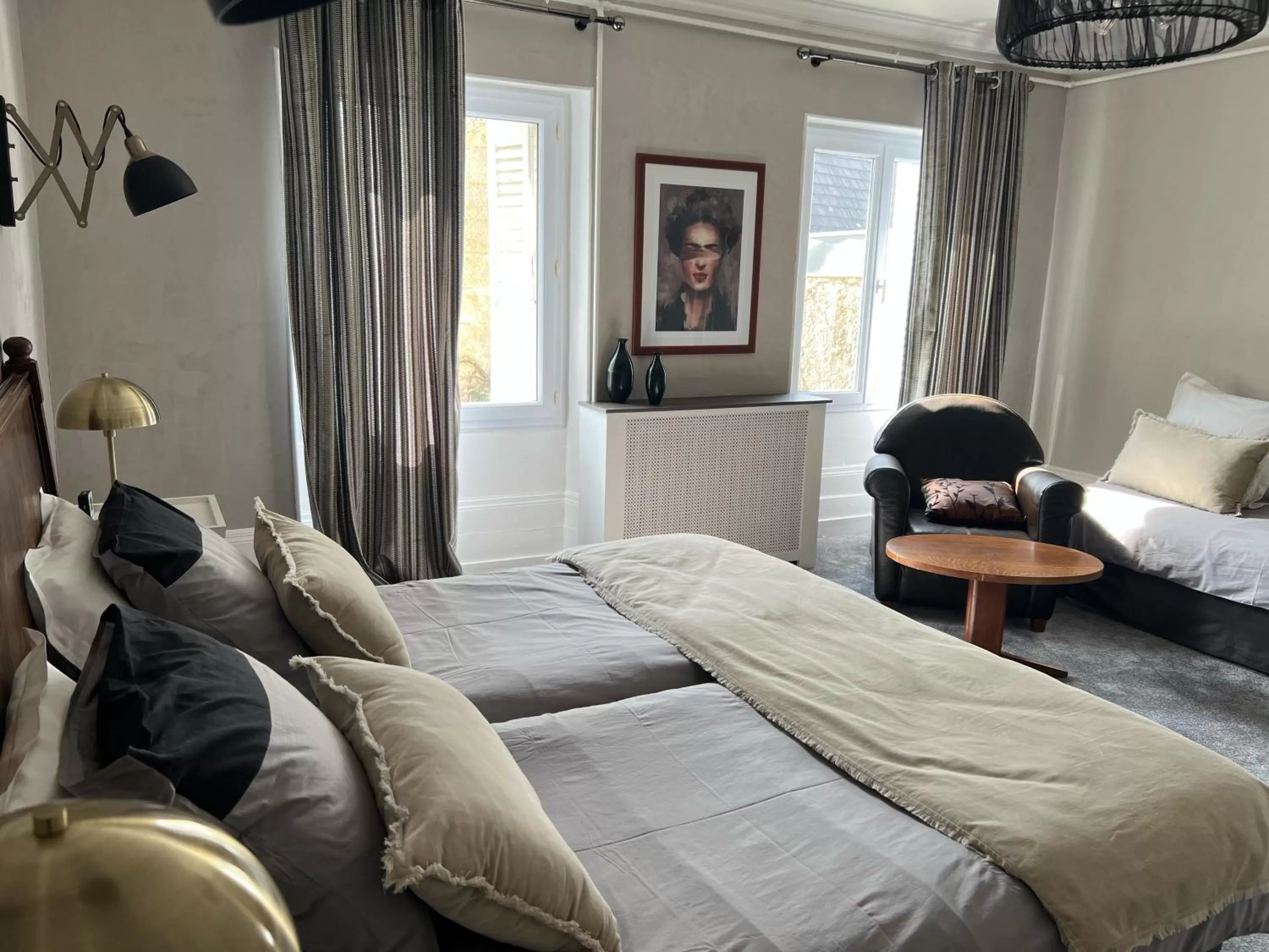 Bed in Chambres d'hôtes & Spa Les Perce Neige