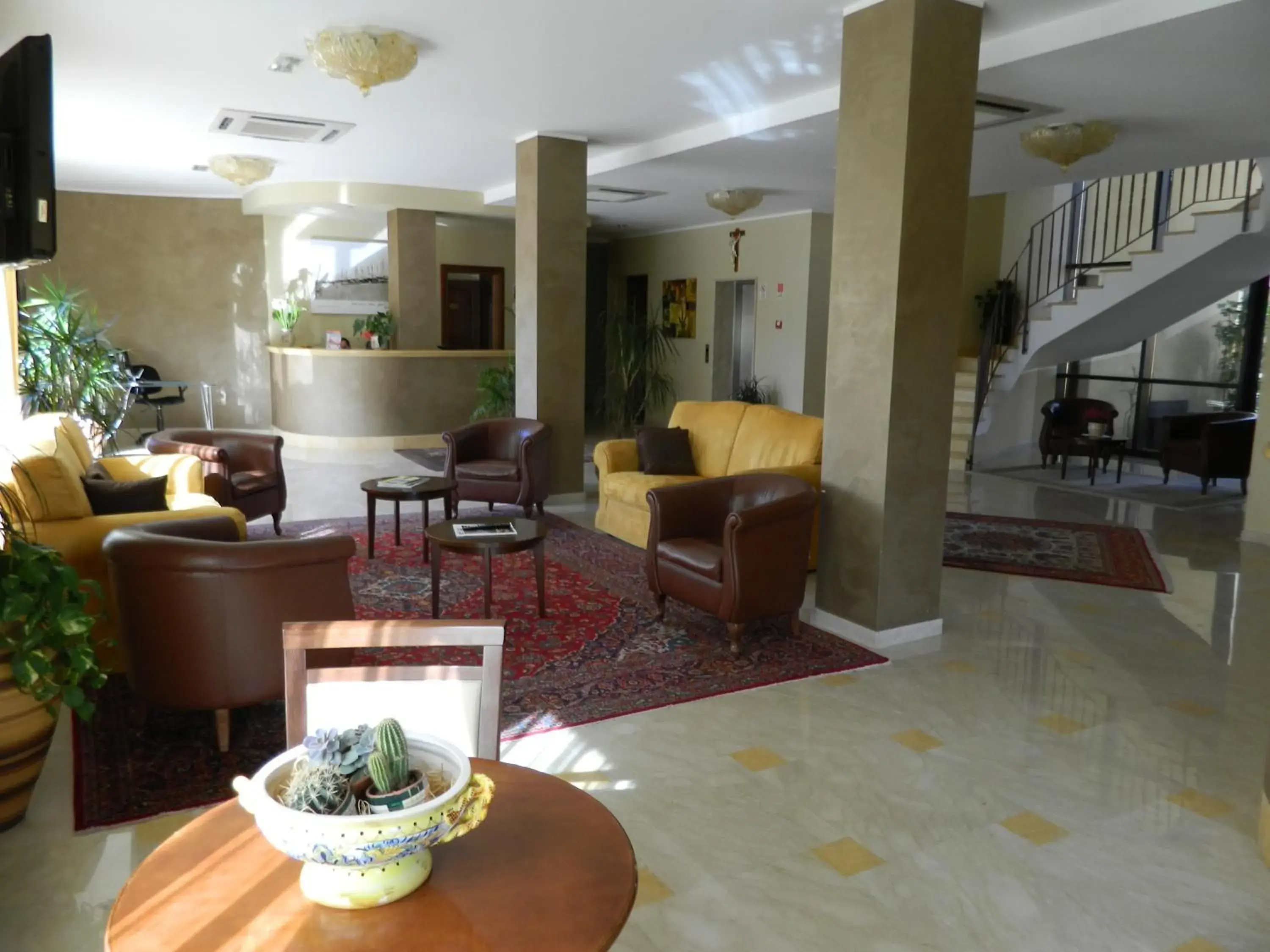 Lobby/Reception in Hotel Le Palme