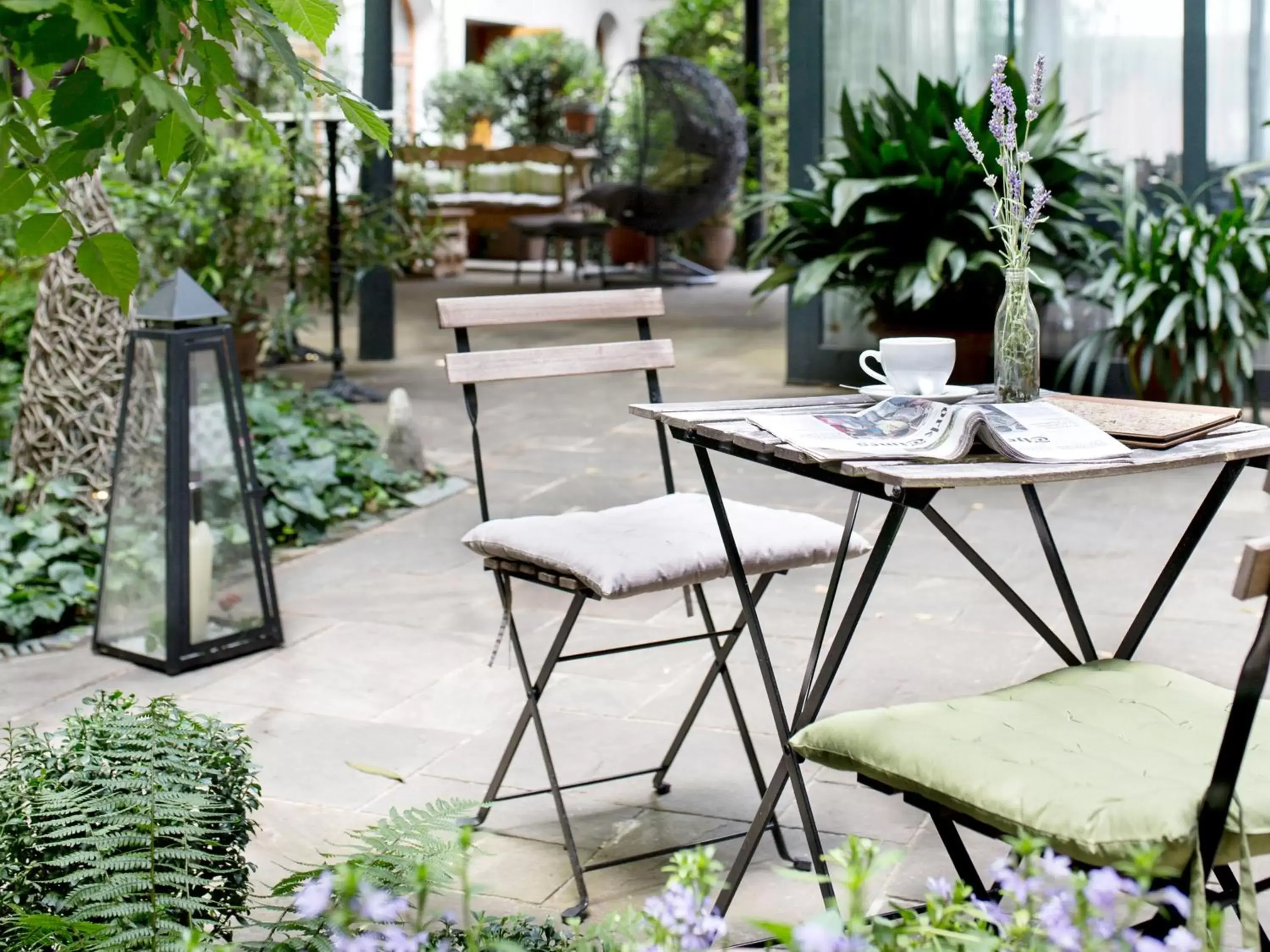 Balcony/Terrace in Boutiquehotel Stadthalle