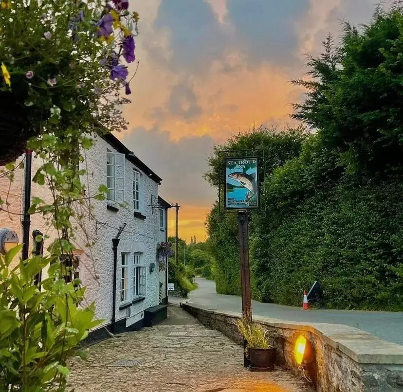 Garden, Property Building in The Sea Trout Inn