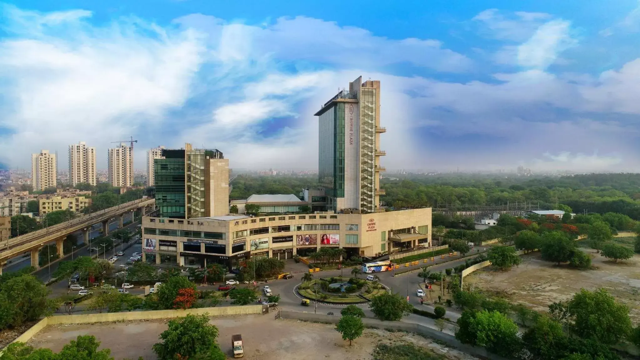 Property building, Bird's-eye View in Crowne Plaza New Delhi Rohini, an IHG Hotel