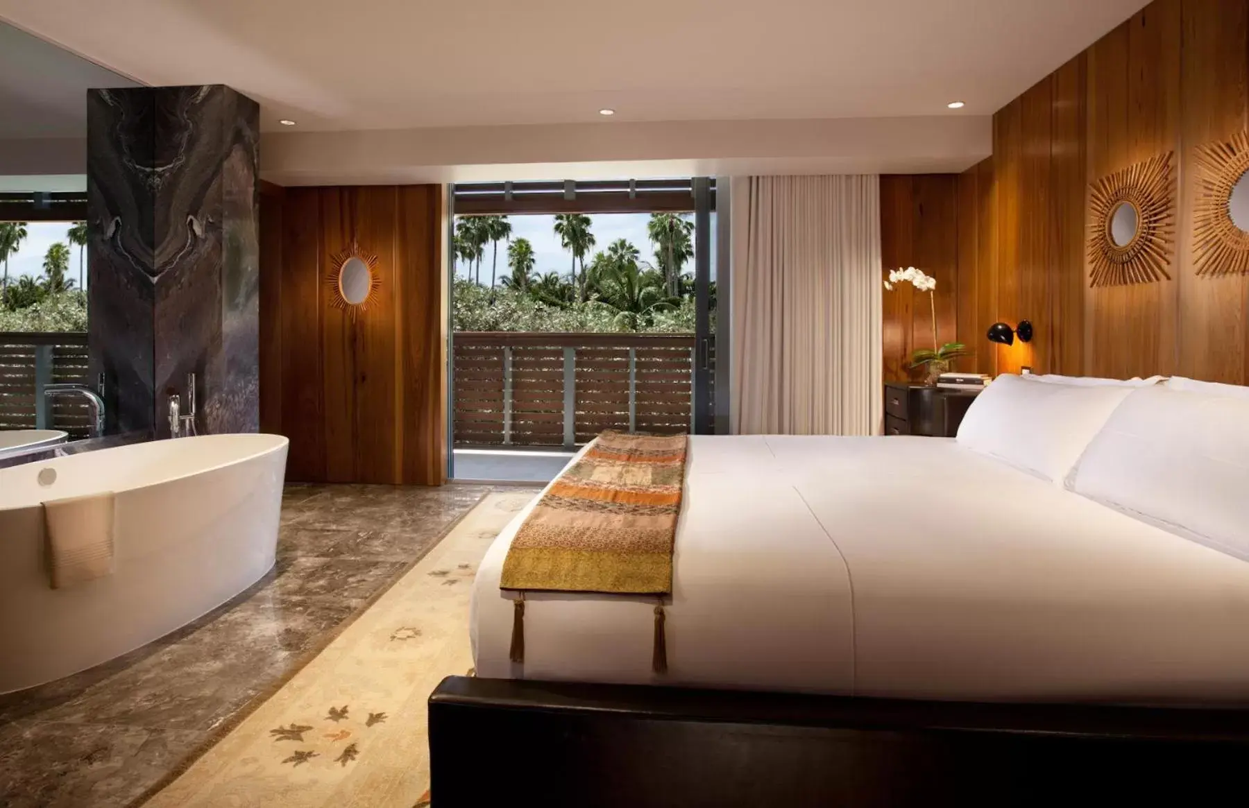 Bedroom in SLS South Beach