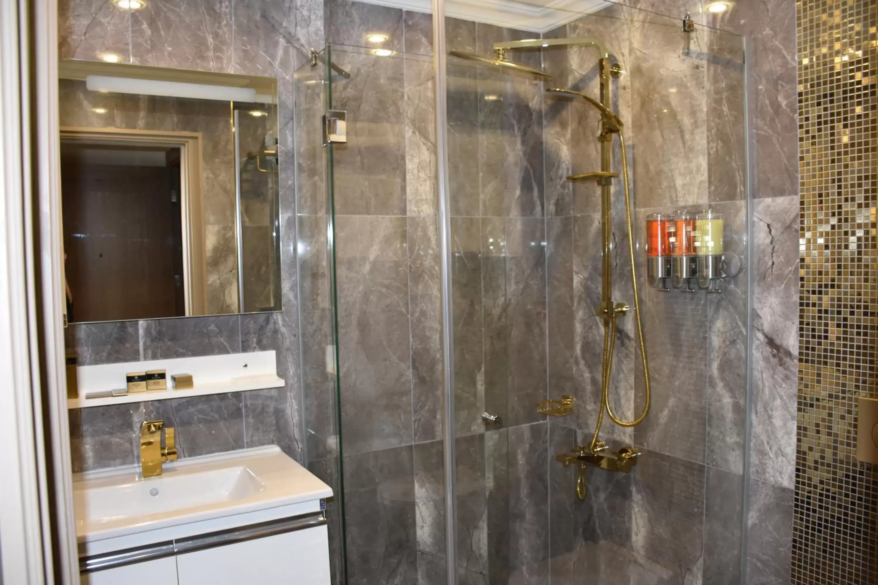 Shower, Bathroom in Bonne Sante Hotel