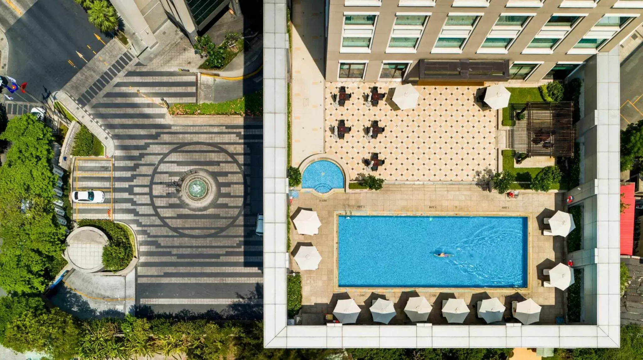 Bird's eye view, Floor Plan in Hotel Nikko Saigon