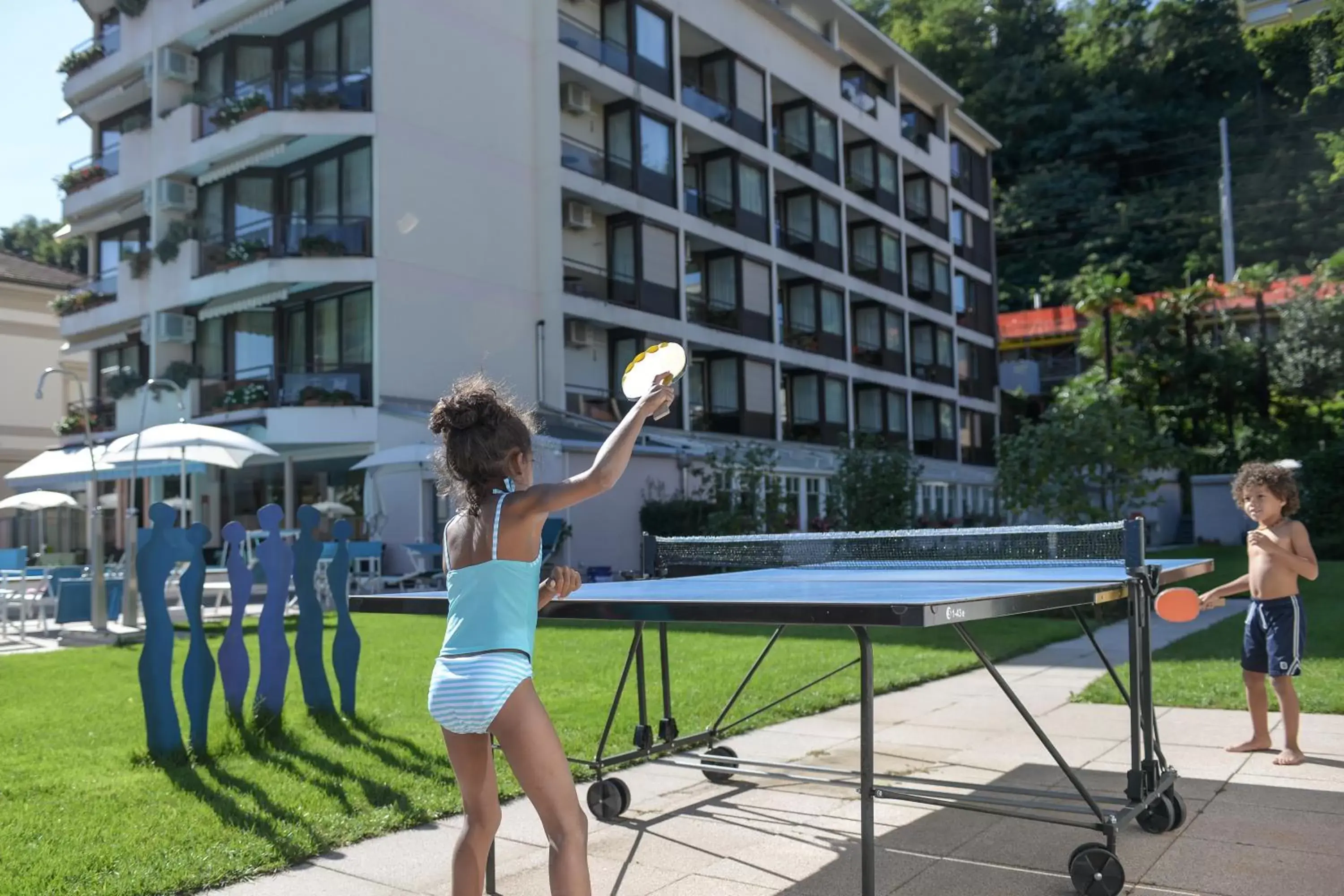 Summer, Table Tennis in Hotel Delfino Lugano