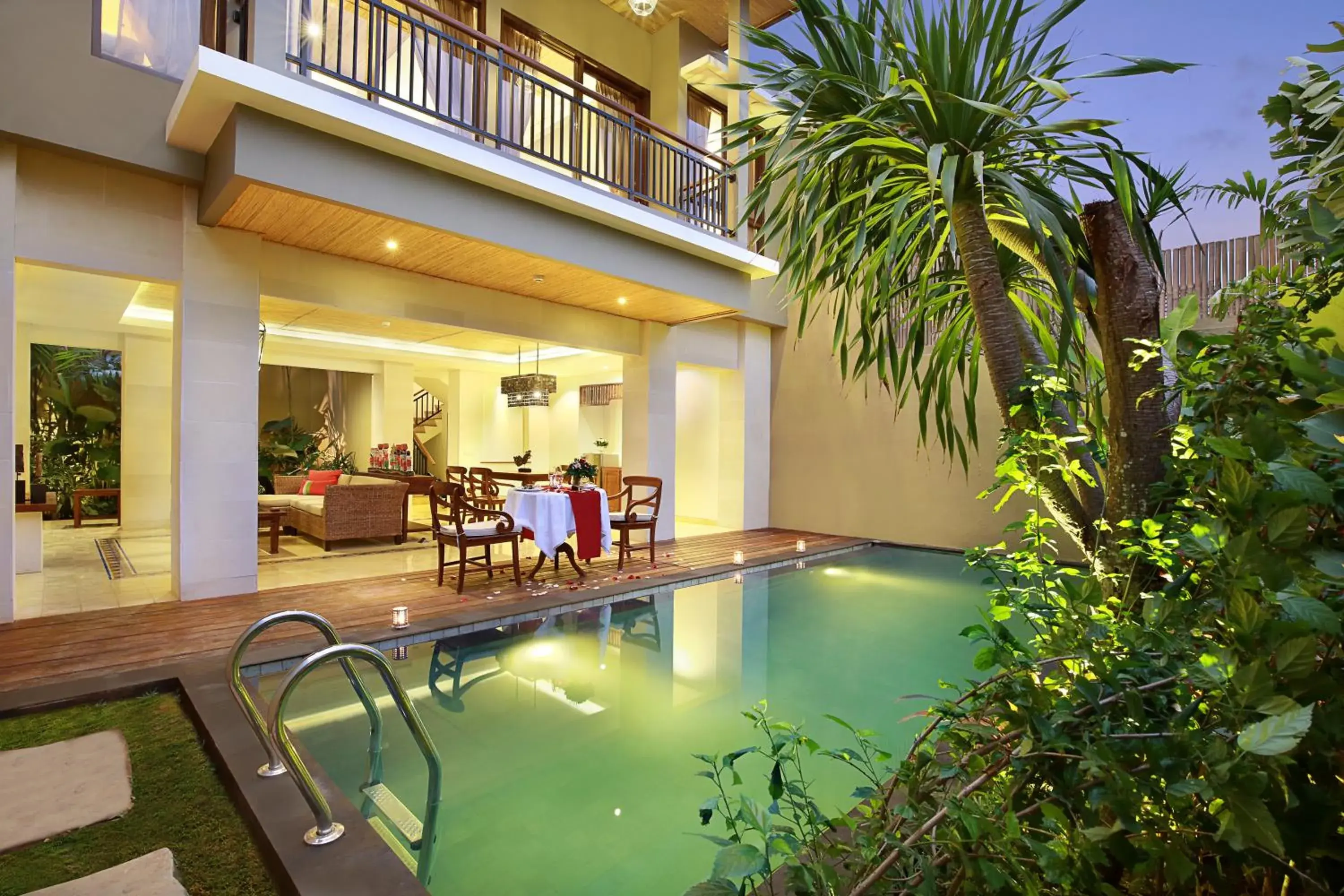 Pool view in Kamajaya Villas