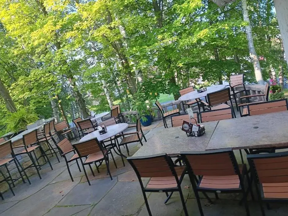 Patio, Restaurant/Places to Eat in White Birch Inn