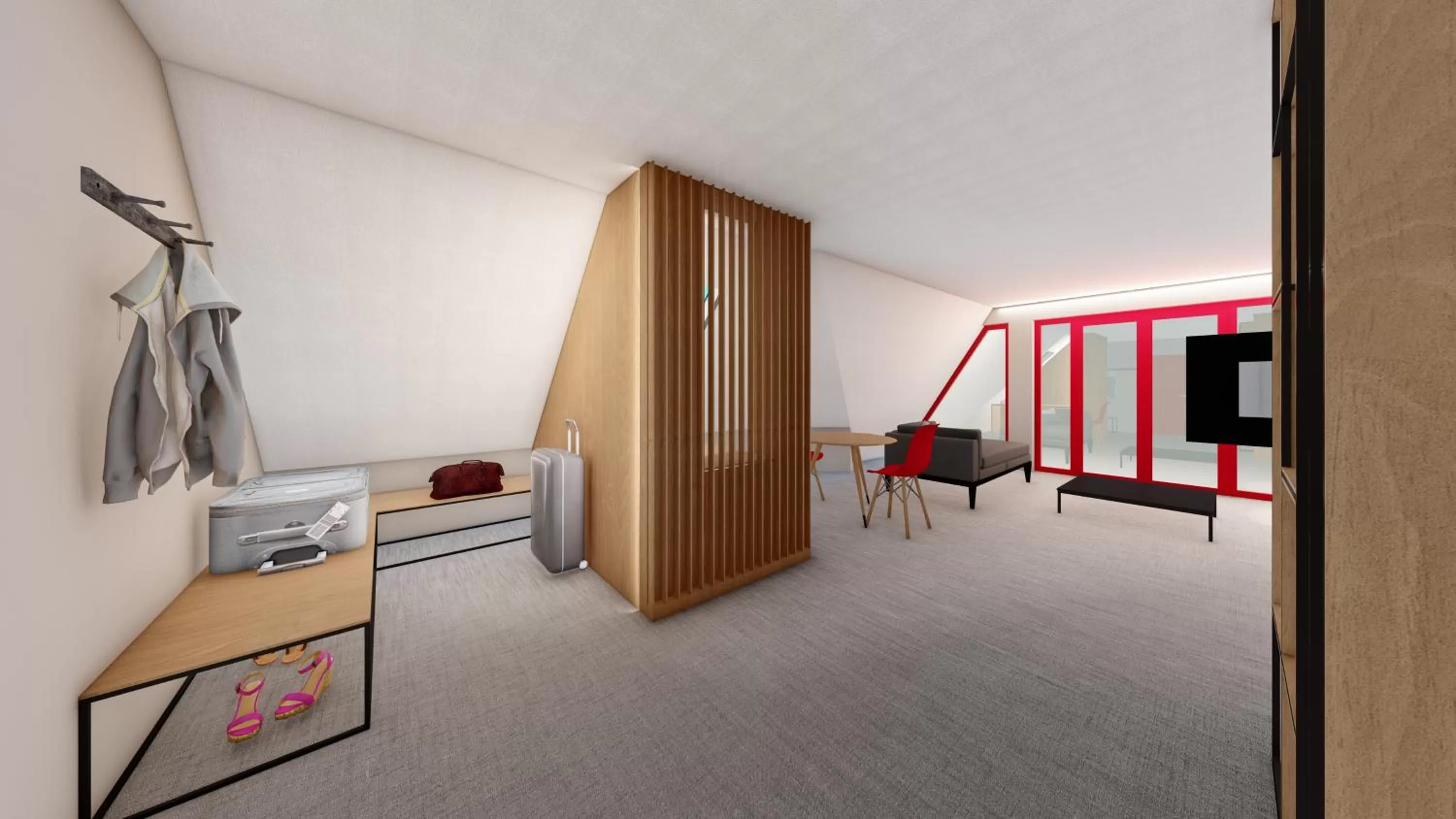 Seating area, Bed in Saint George Hotel & Medical Spa