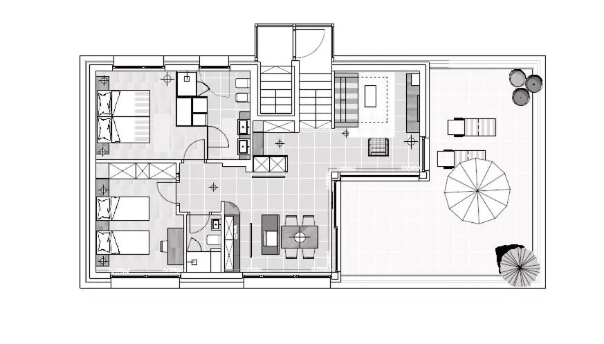 Floor plan in Hidalgo Suites