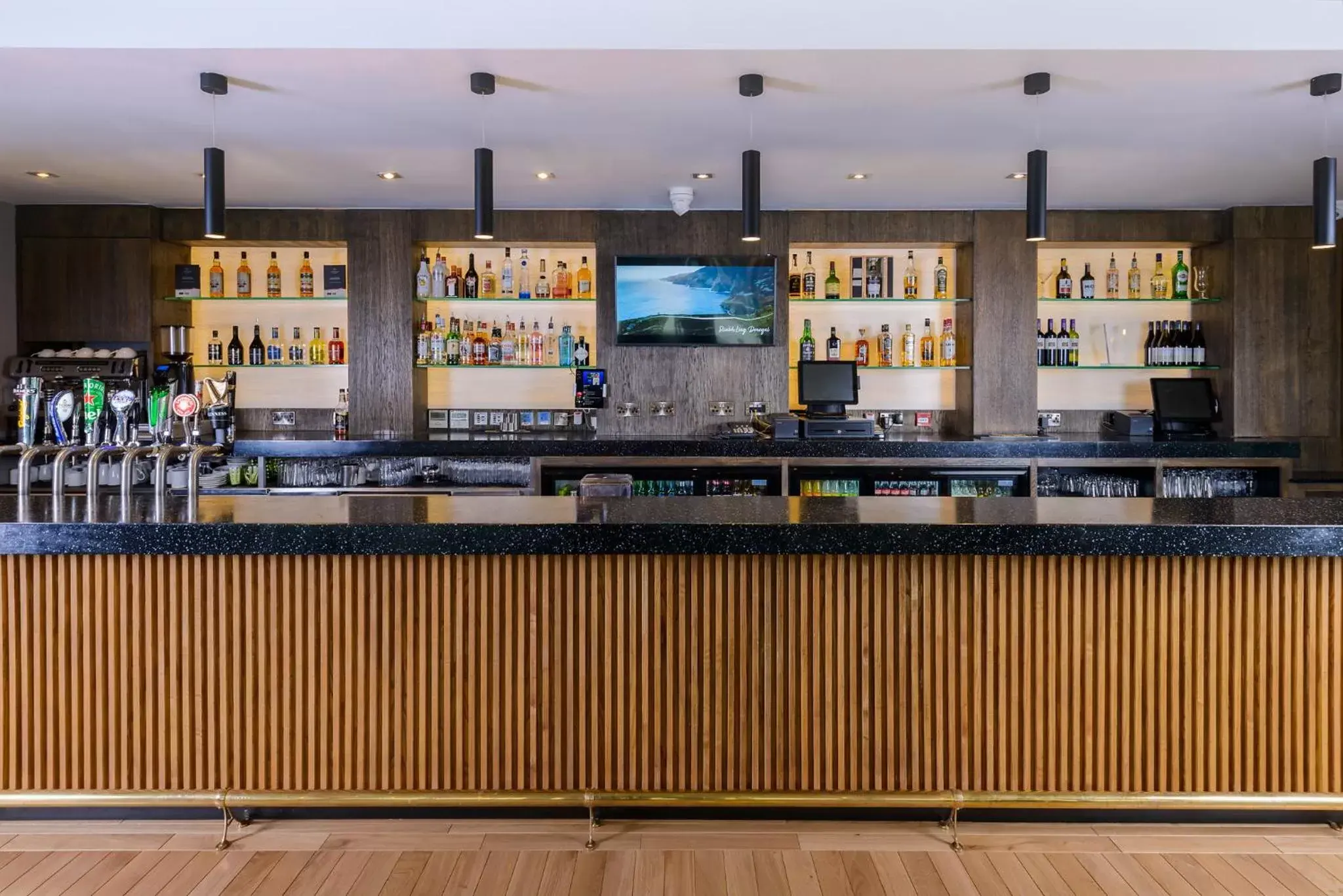Lounge or bar in Glashaus Hotel