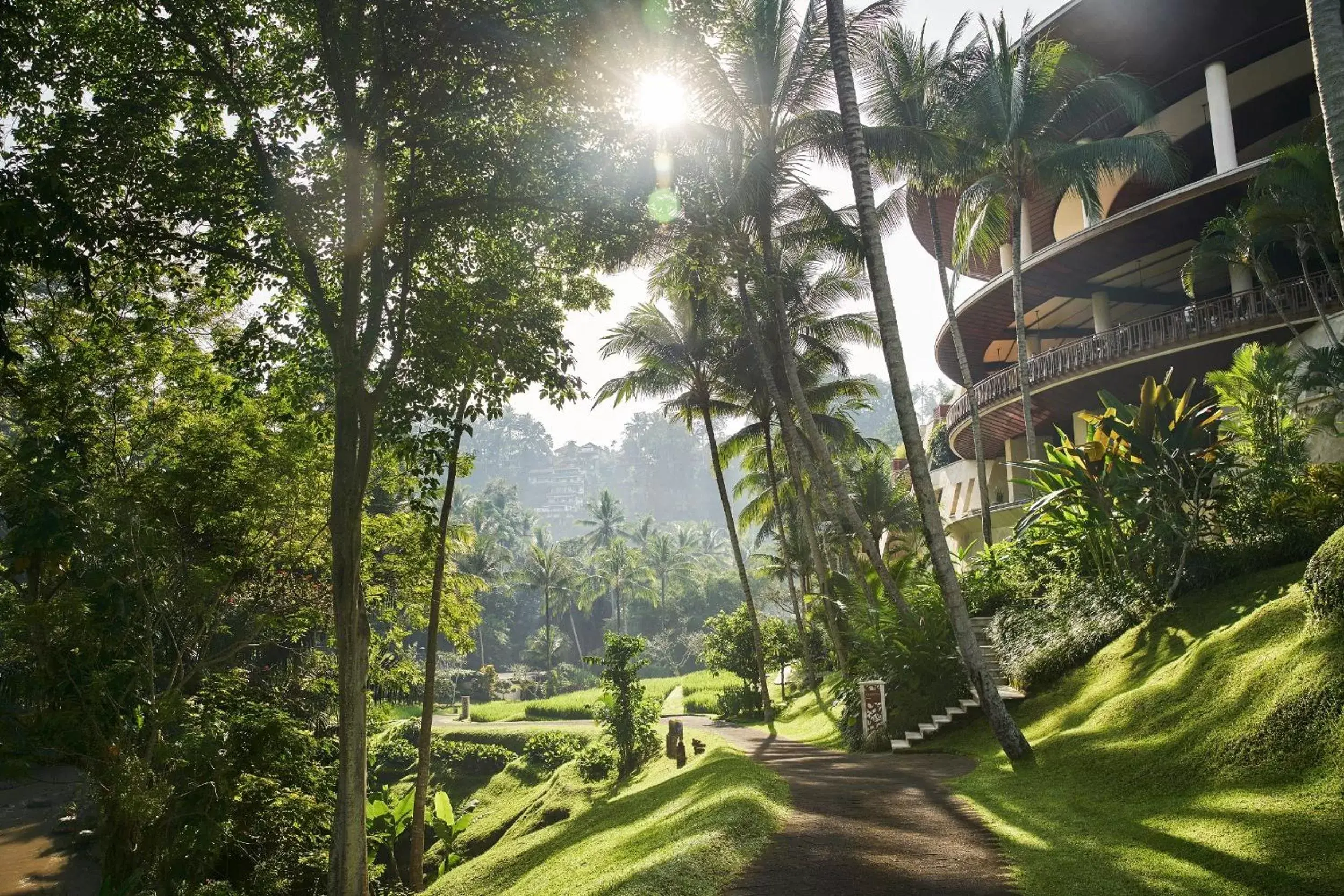Garden view in Four Seasons Resort Bali at Sayan Garden view in Four Seasons Resort Bali at Sayan
