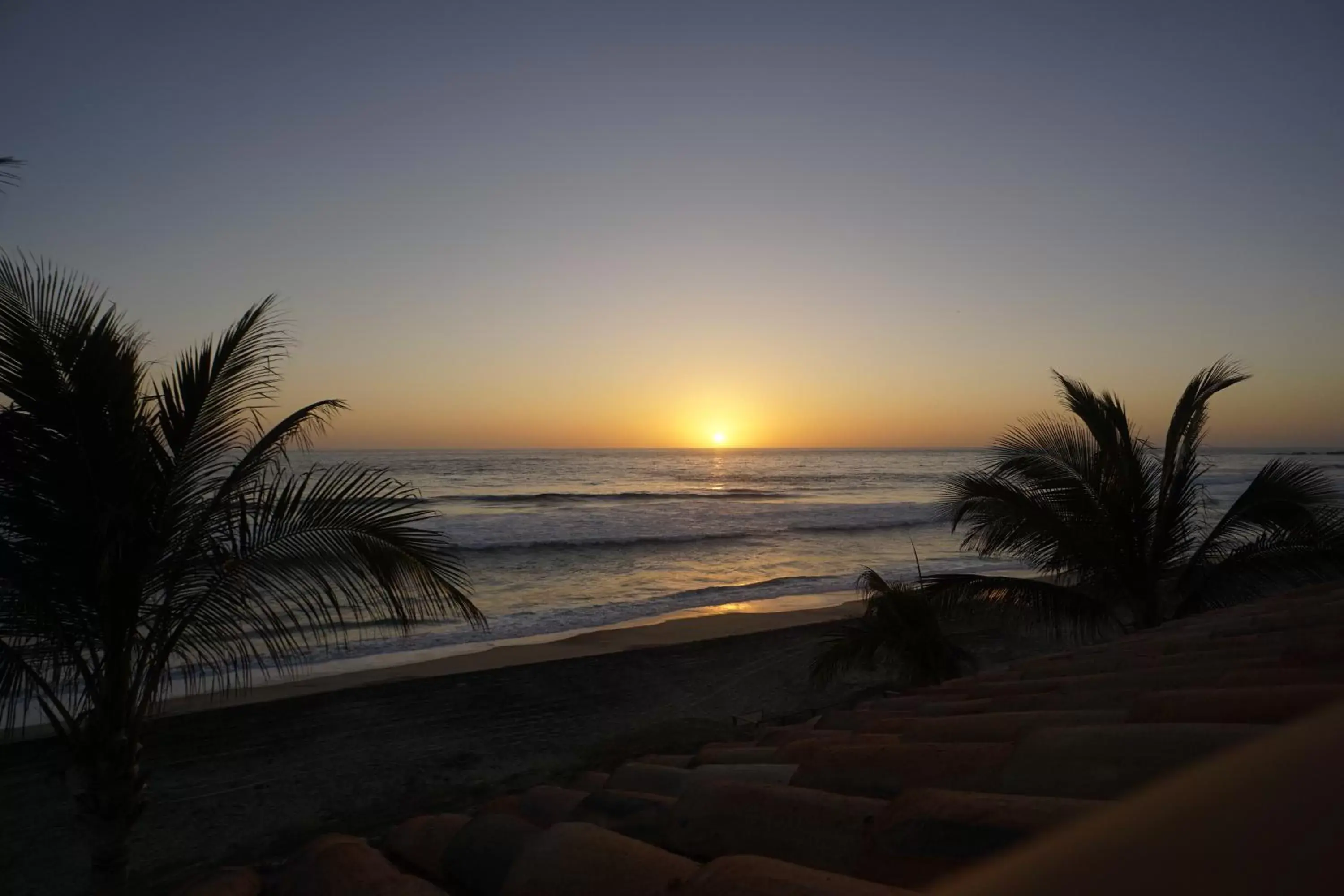 Sunset in Cerritos Beach Inn