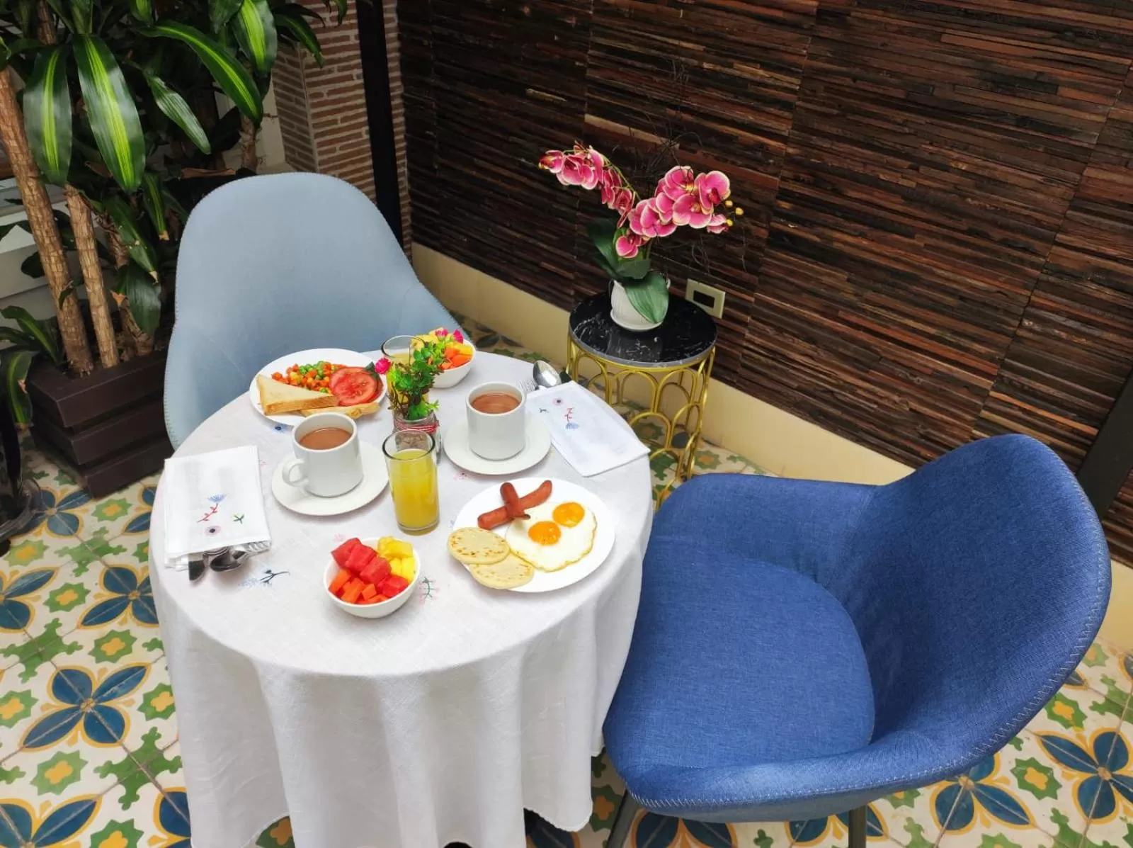 Breakfast in Hotel Boutique Quinta Camacho