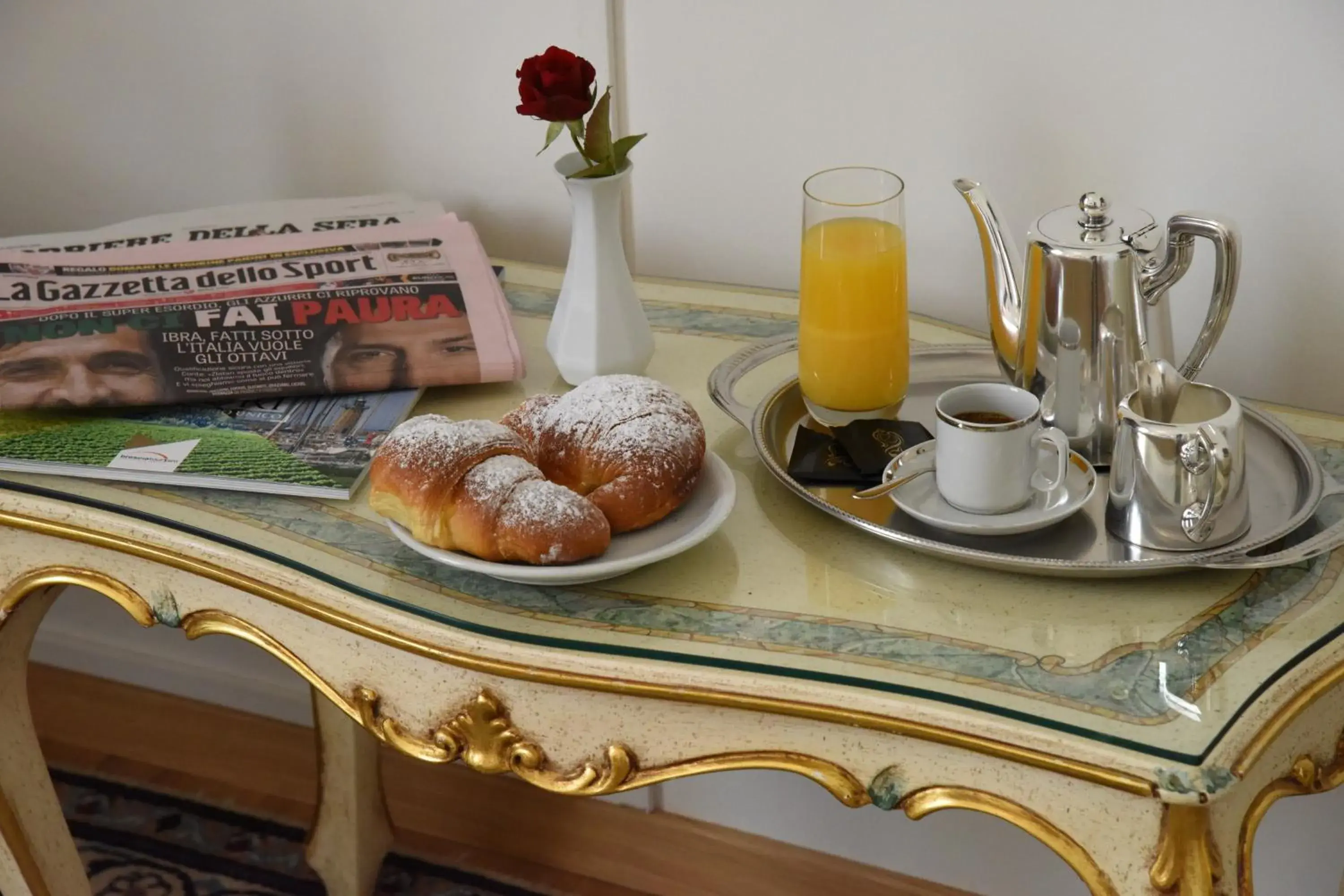 Decorative detail, Breakfast in Hotel Livio