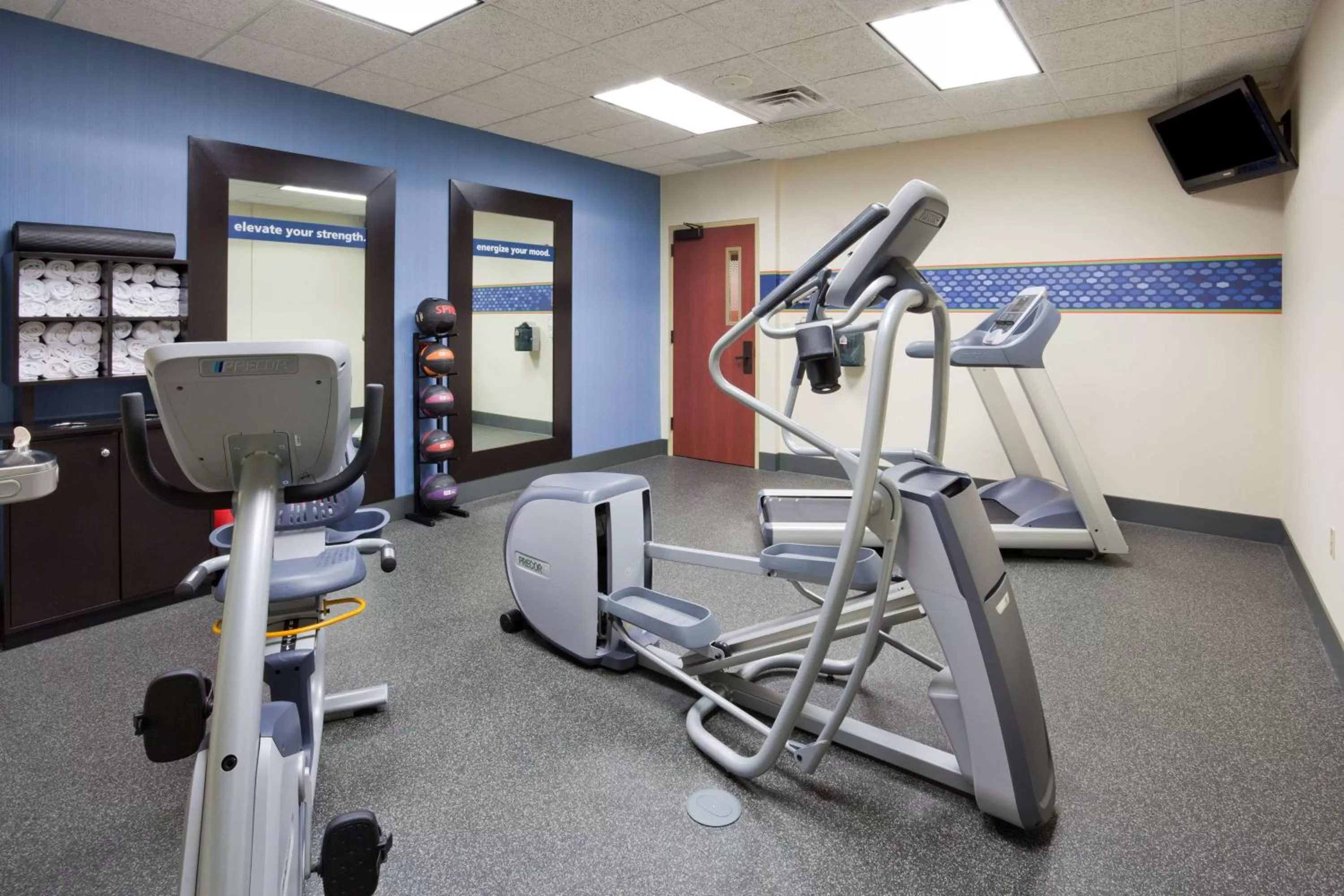 Fitness centre/facilities in Hampton Inn & Suites Lino Lakes