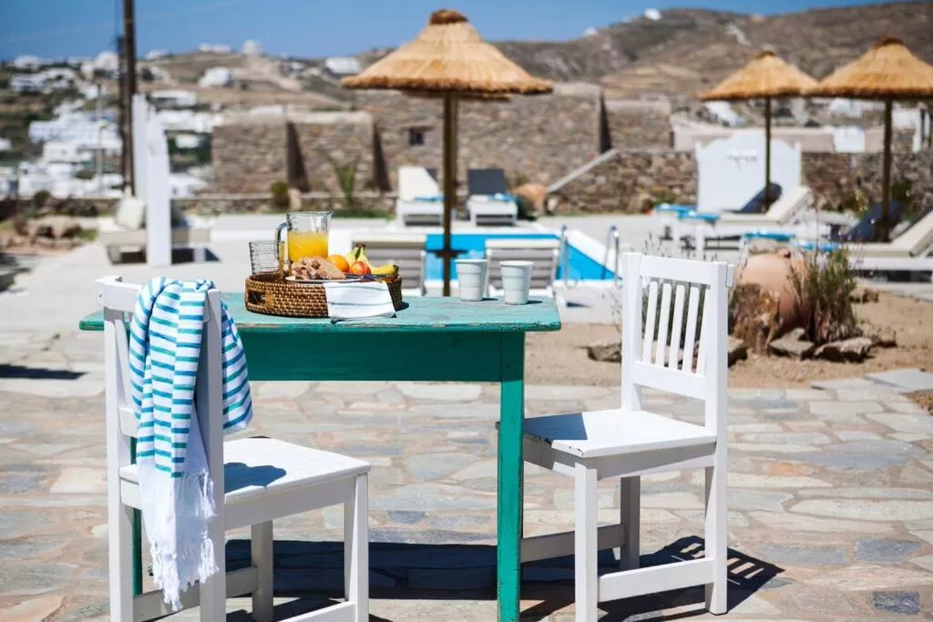Patio in Amperian Mykonos Suites & Villas