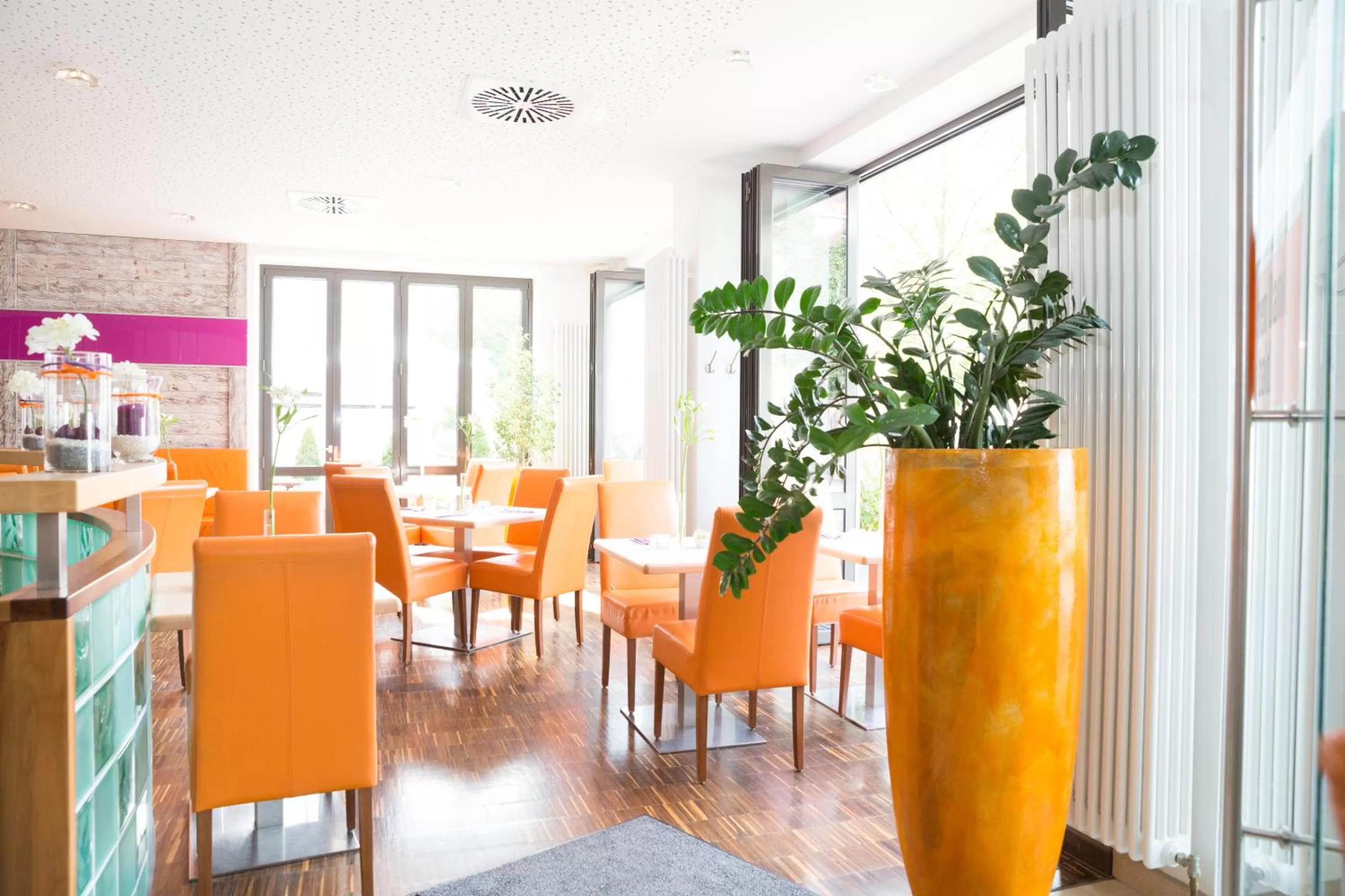 Restaurant/places to eat in Hotel Arooma