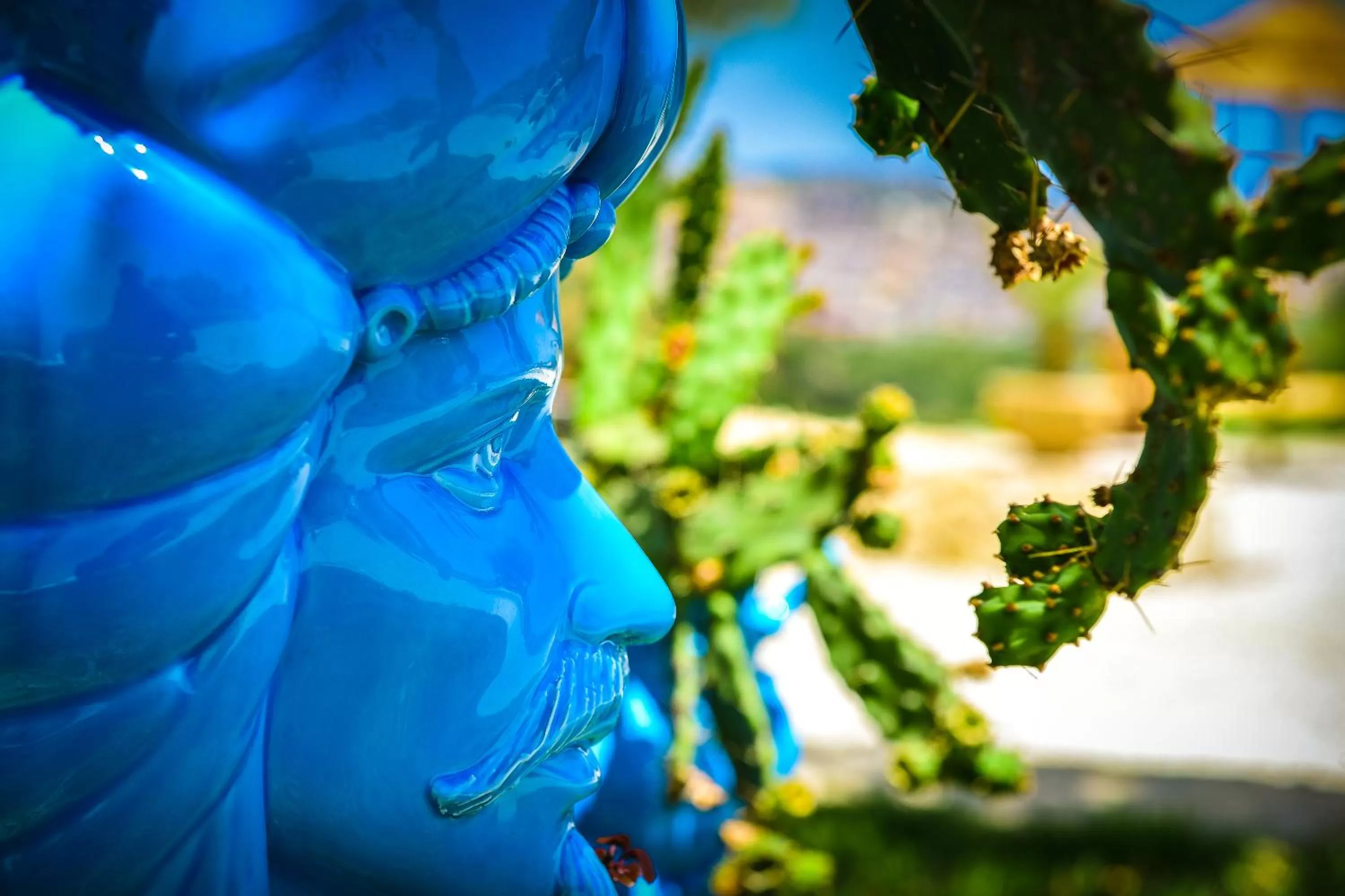 Decorative detail in Baglio Genovesi