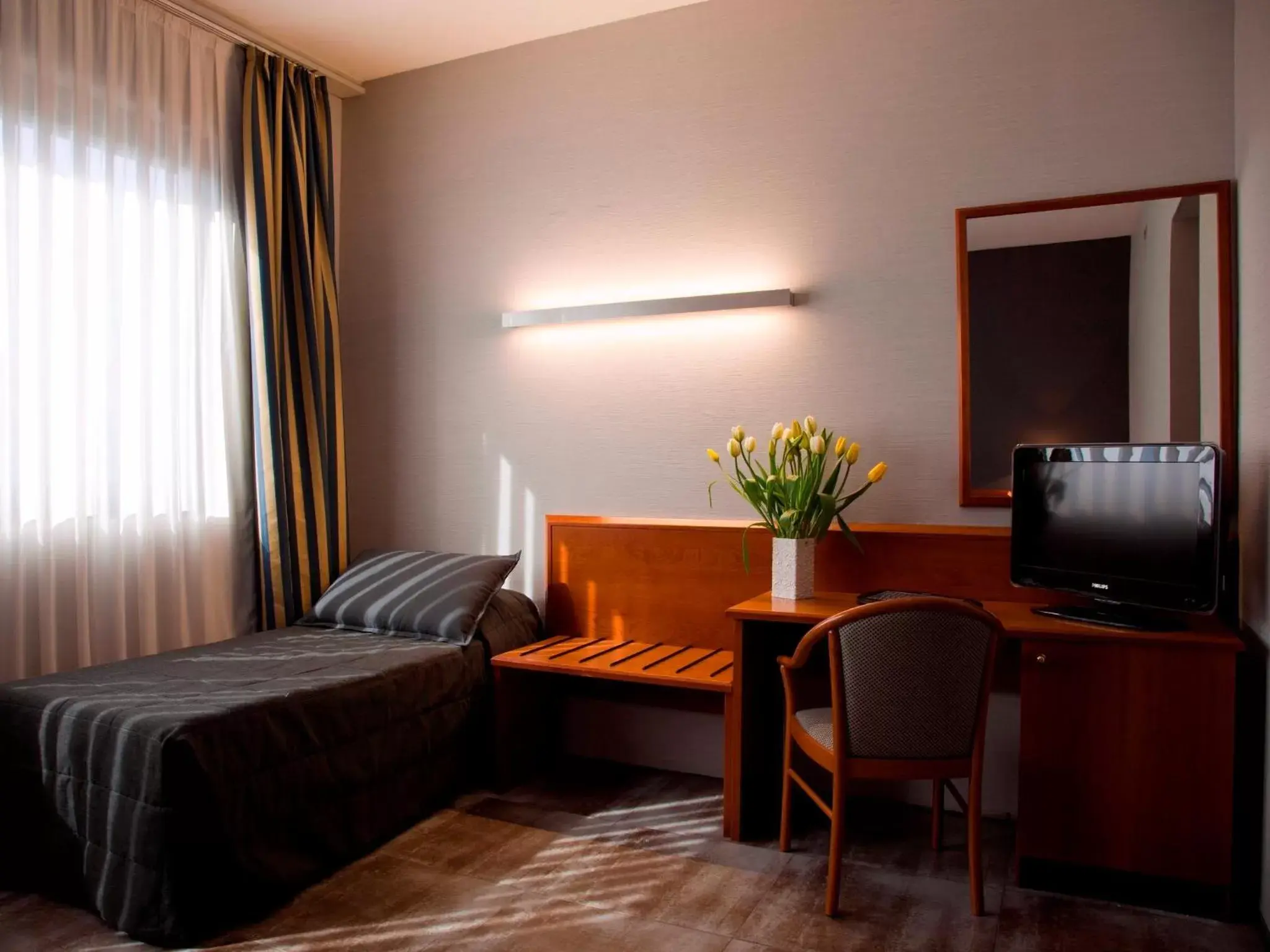 Bed, TV/Entertainment Center in Hotel Zone