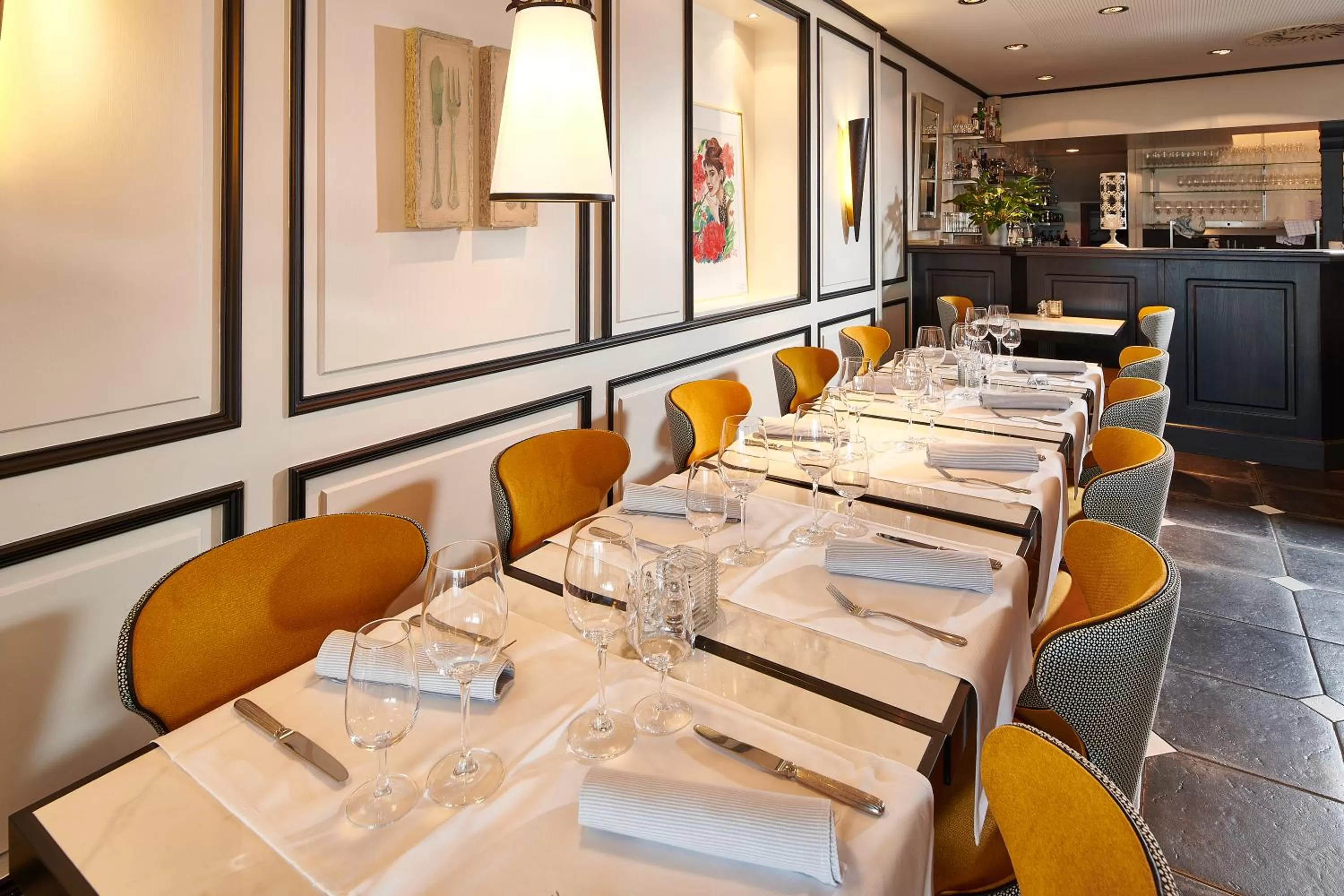 Restaurant/places to eat in Romantik Hotel Mont Blanc au Lac