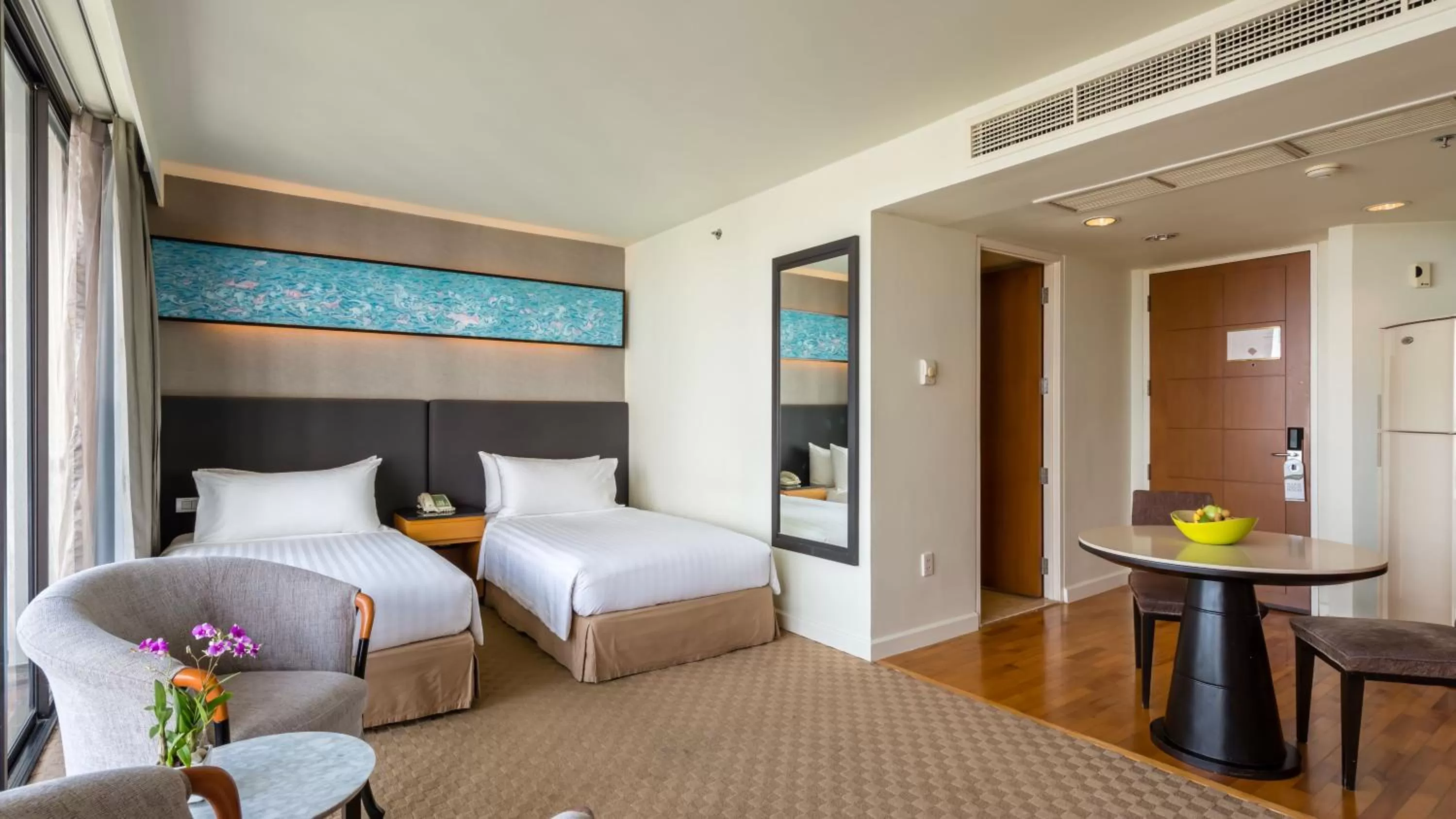 Bed in Chatrium Sathon Bangkok