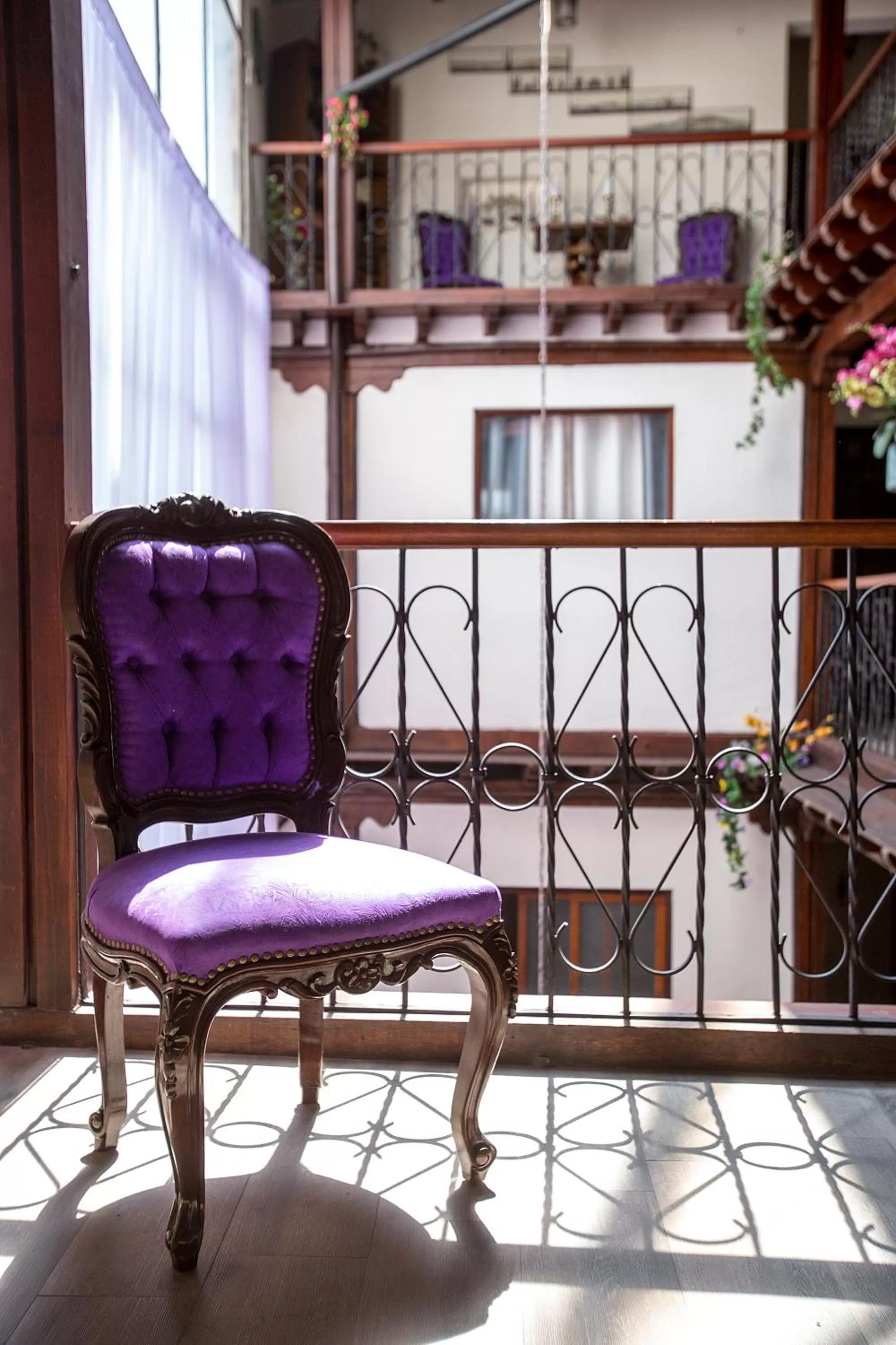 Communal lounge/ TV room in Hotel Colonial San Agustin