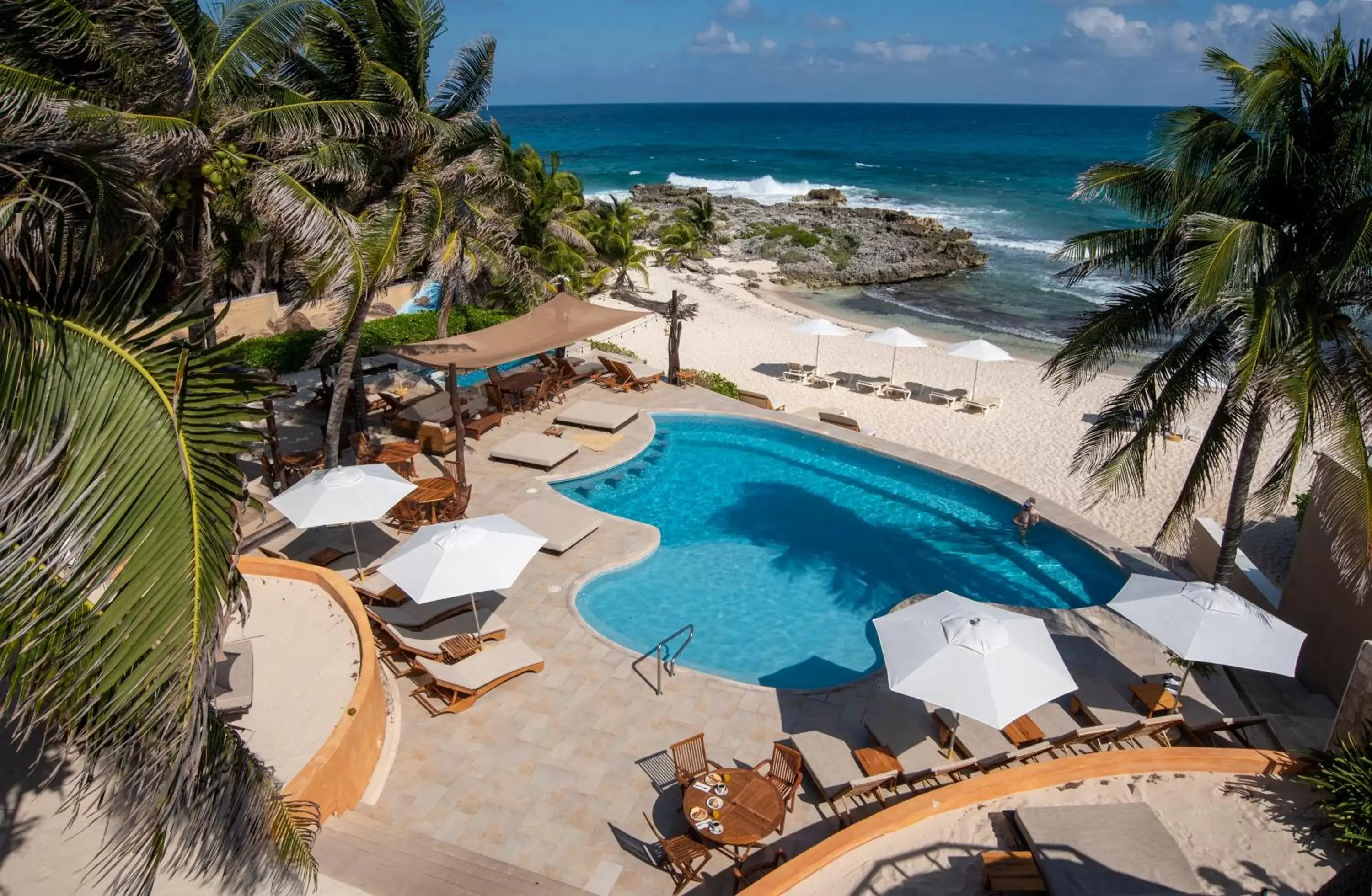 Pool View in Hotel Playa La Media Luna