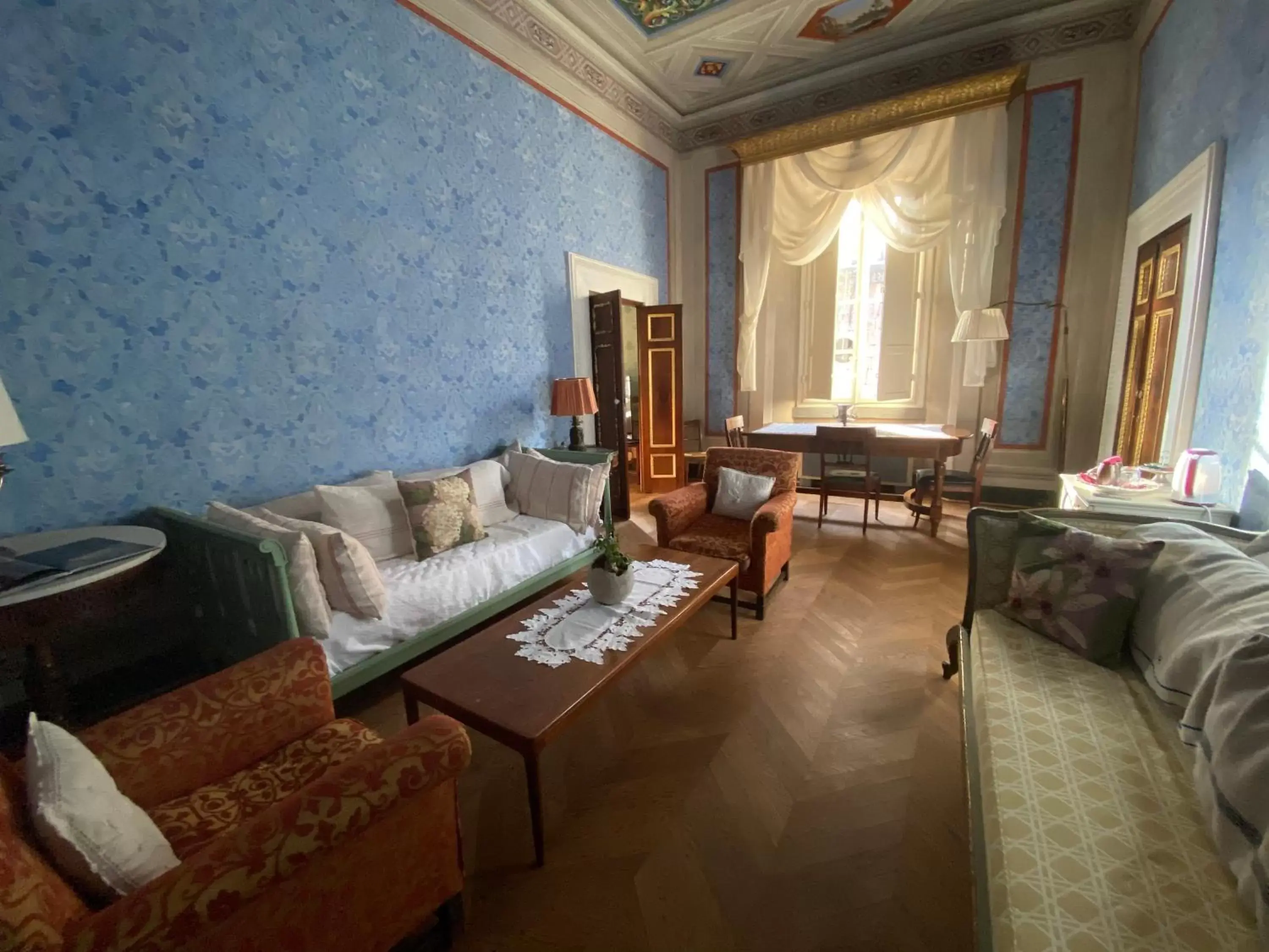 Seating Area in Palazzo Rocchi B&B