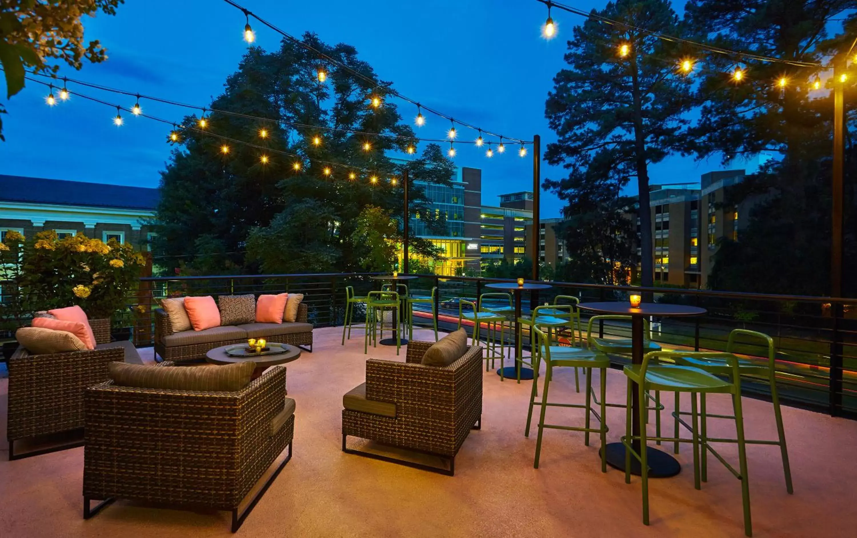 Patio, Lounge/Bar in Graduate Charlottesville