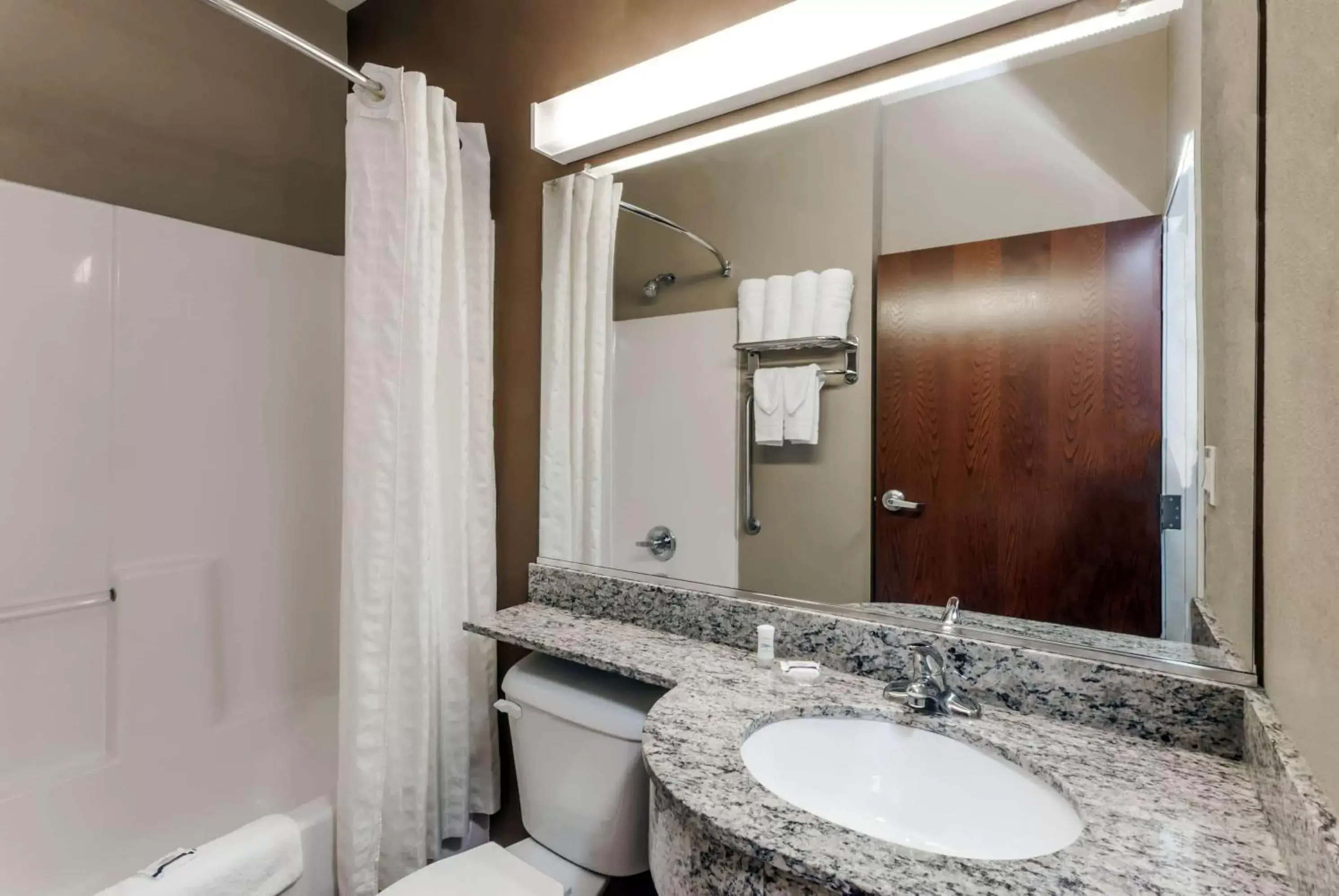 Bathroom in Microtel Inn & Suites by Wyndham Michigan City