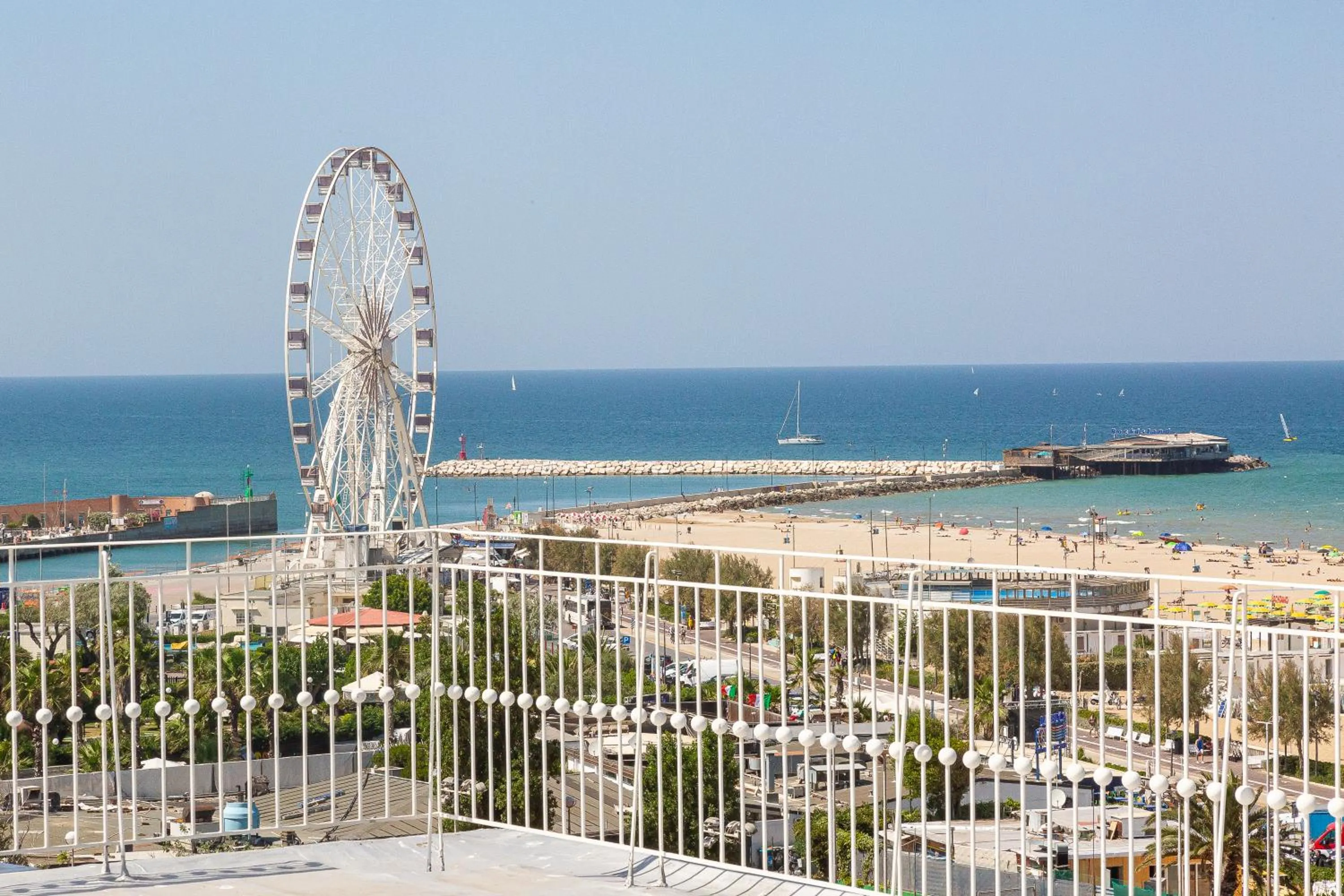 Sea view in Hotel Milton Rimini