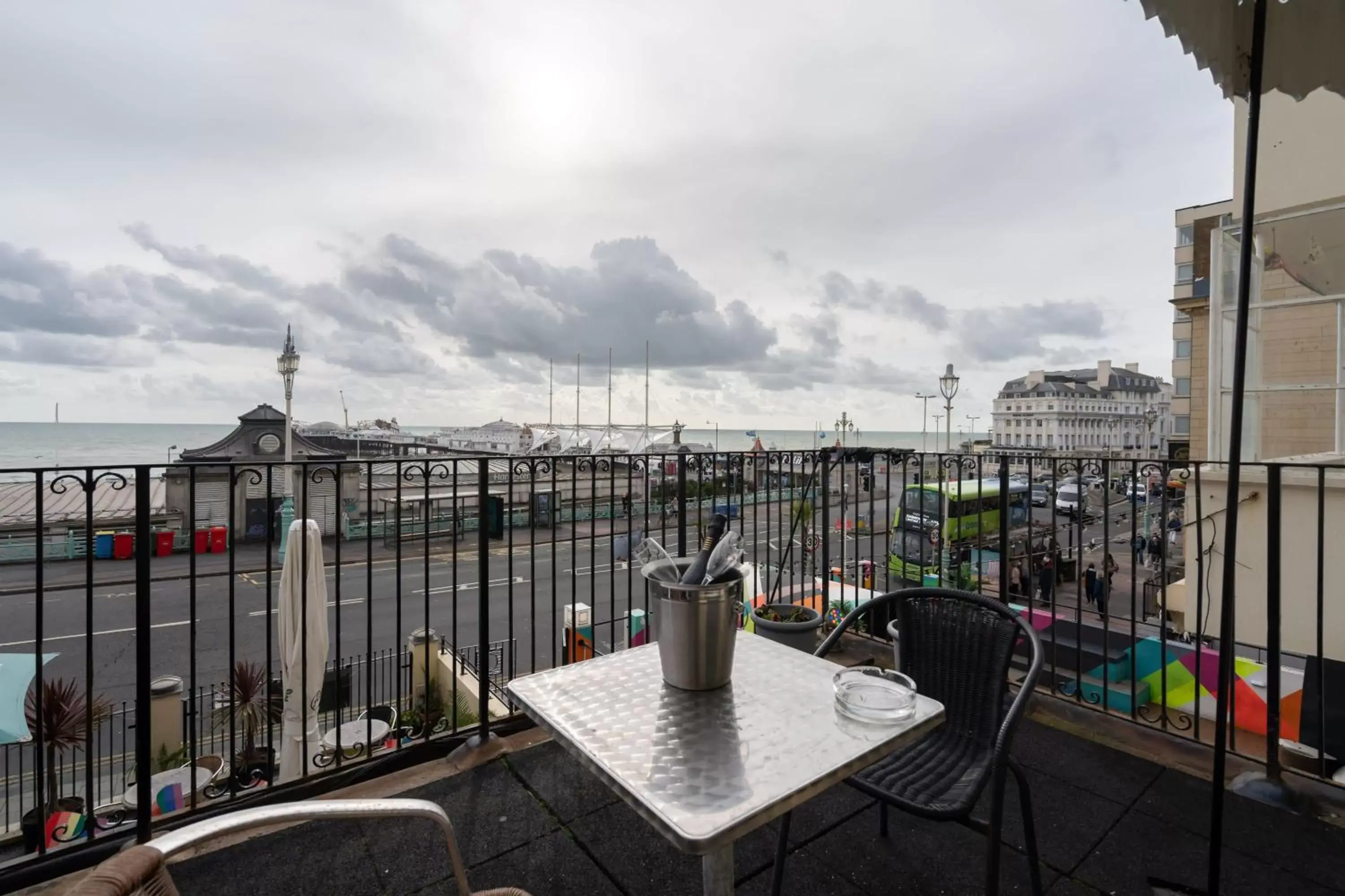 Balcony/Terrace in Amsterdam Hotel Brighton Seafront
