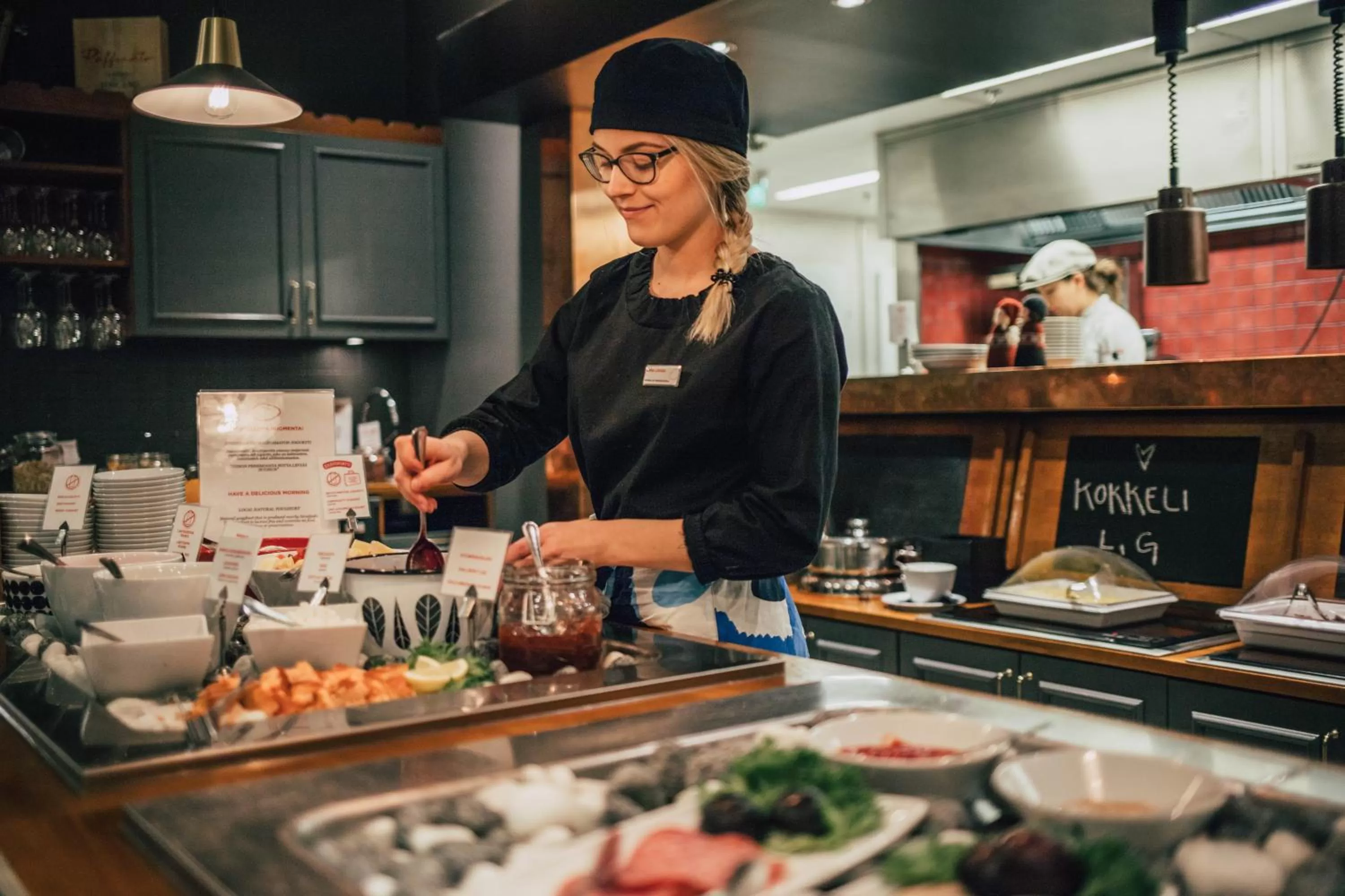 Buffet breakfast in Original Sokos Hotel Vaakuna Seinäjoki