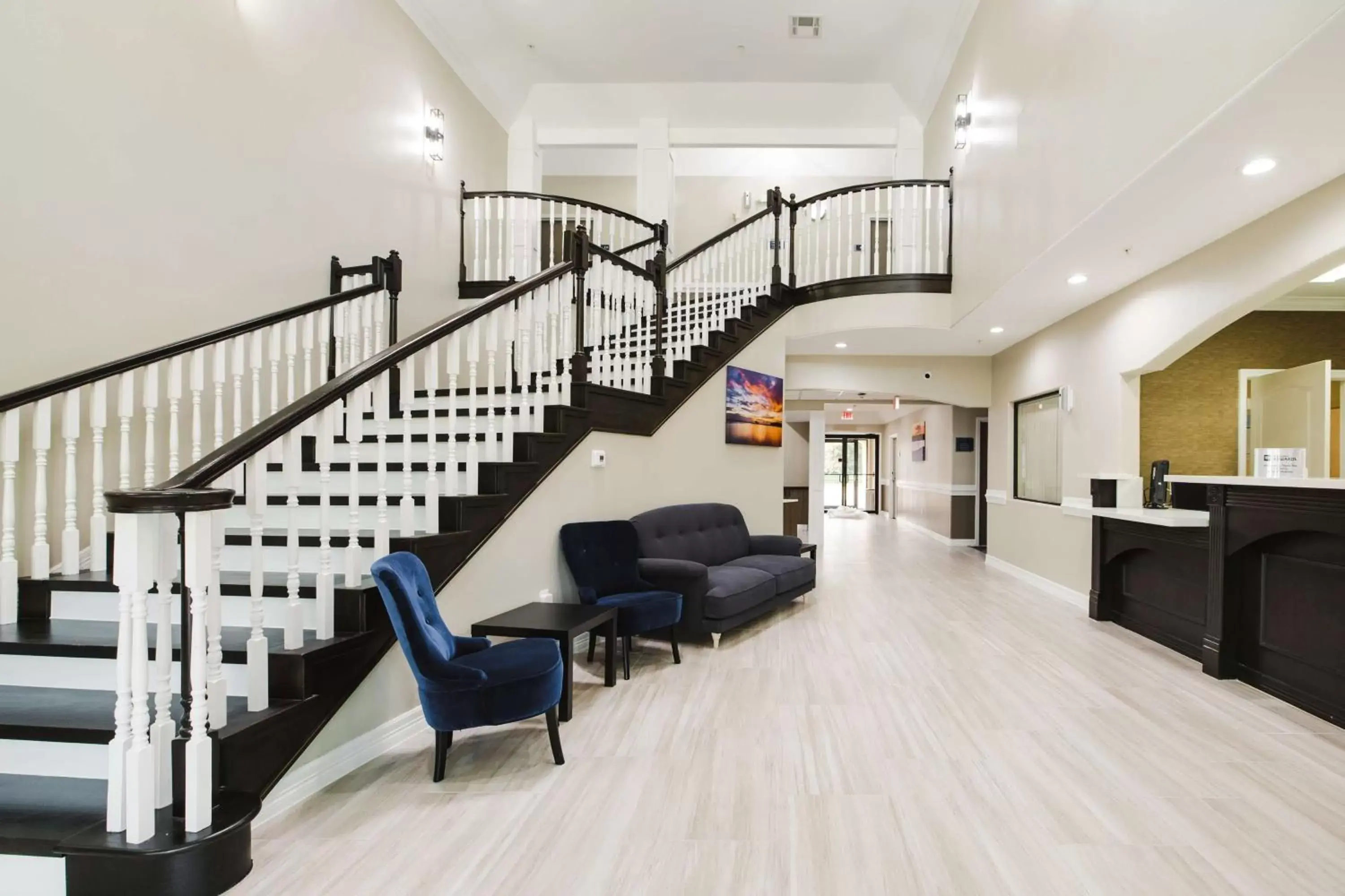 Lobby or reception, Seating Area in SureStay Studio by Best Western Conroe Downtown