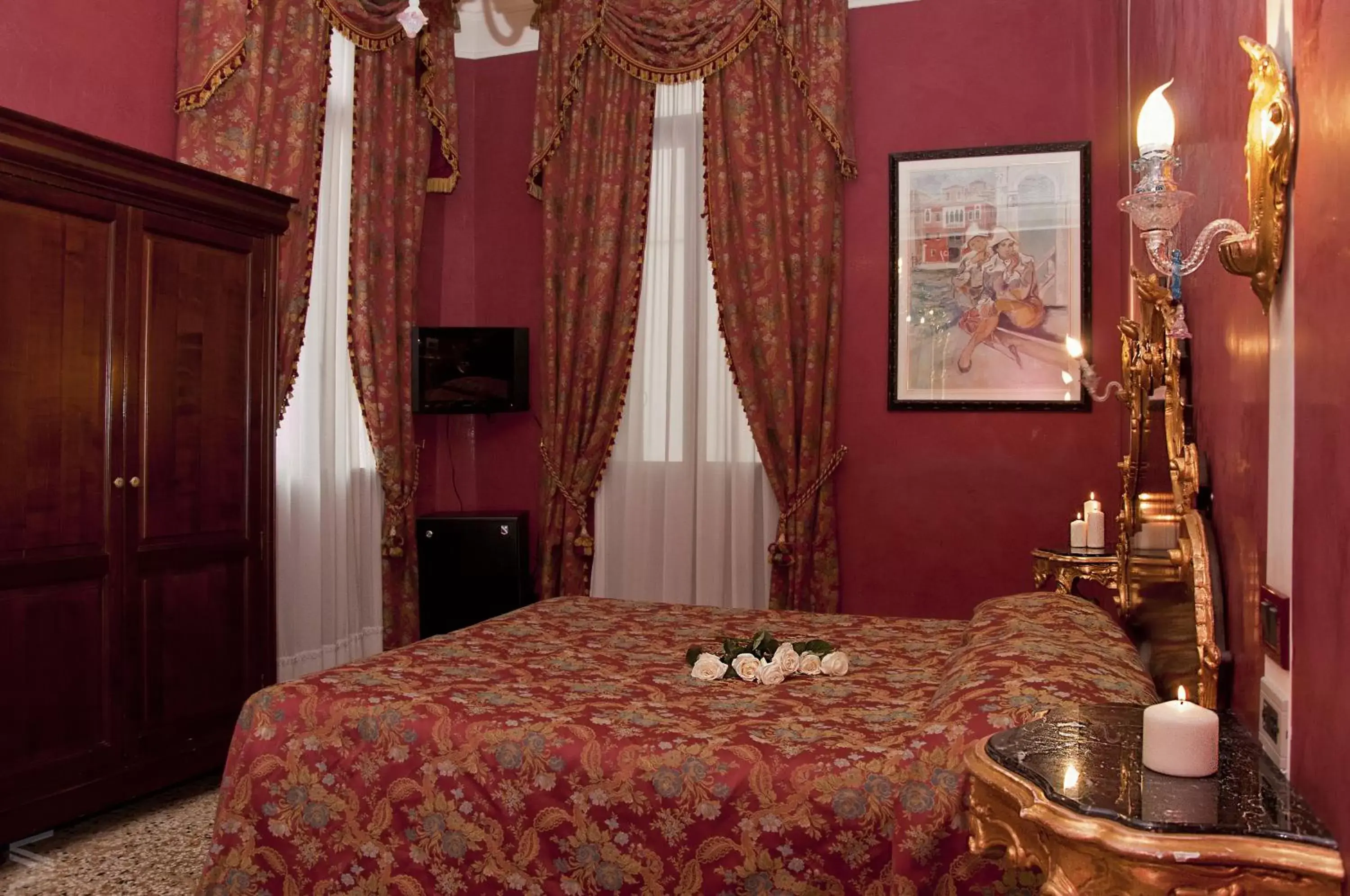 Bed in Residenza d'Epoca San Cassiano
