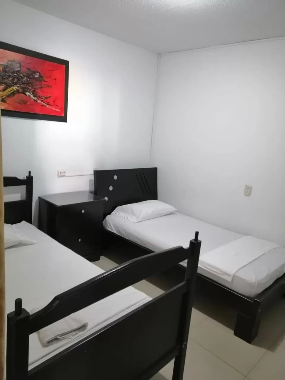 Bed in Hotel Palmeras De Mariana