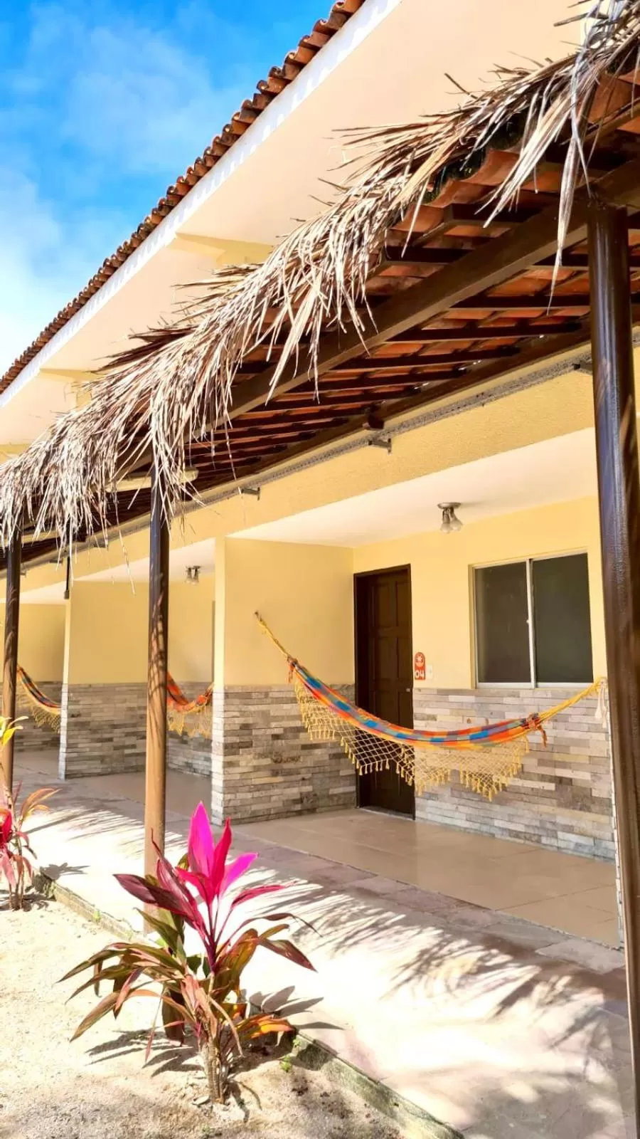 Patio in Arena Carneiros Hotel by AFT