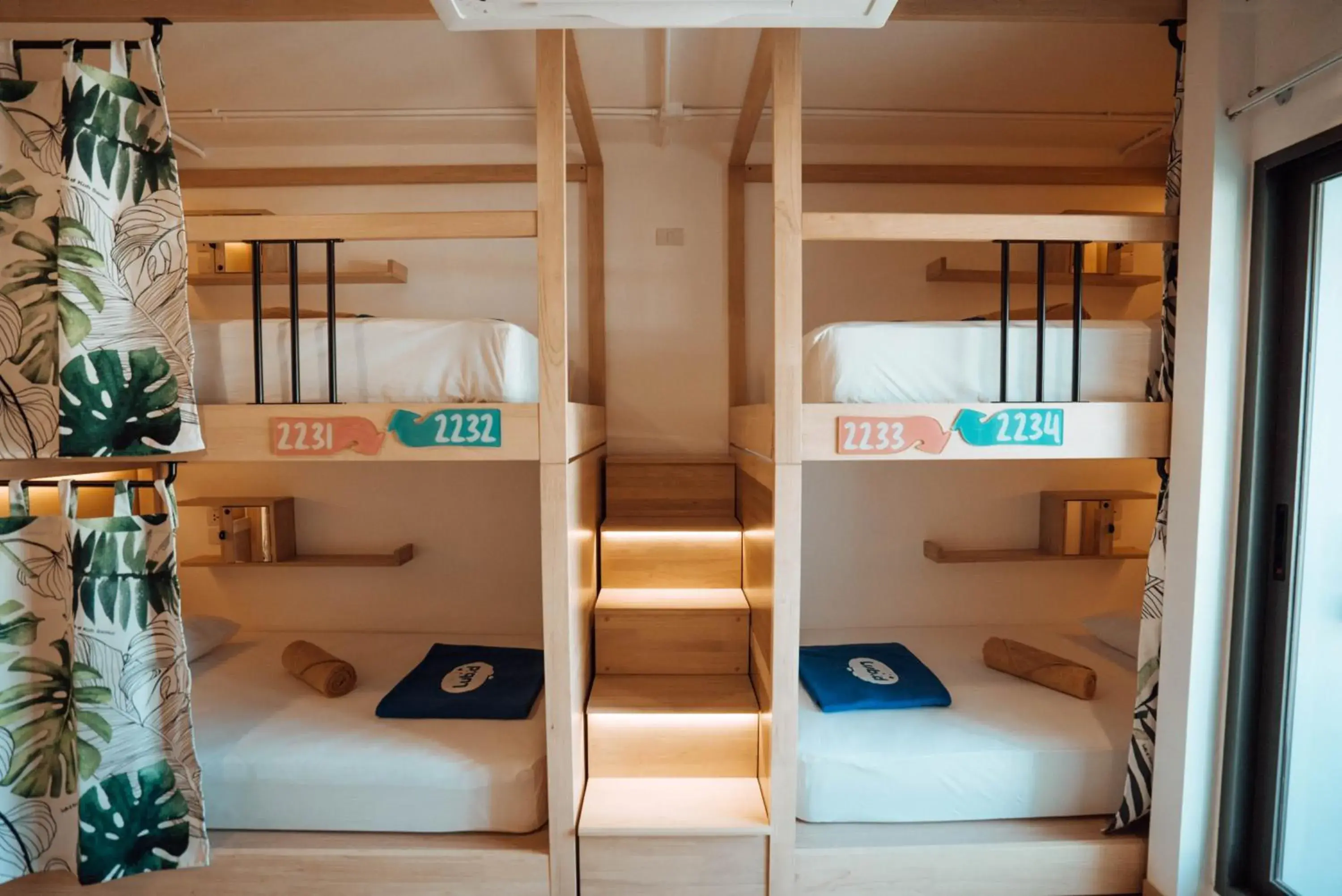 Bedroom, Bunk Bed in Lub d Koh Samui Chaweng Beach - SHA Extra Plus